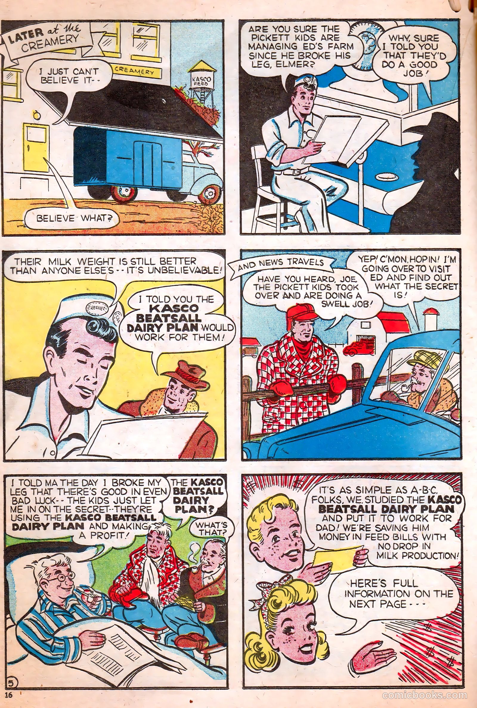 Kasco Komics #2 (1949) — page 16 of 32