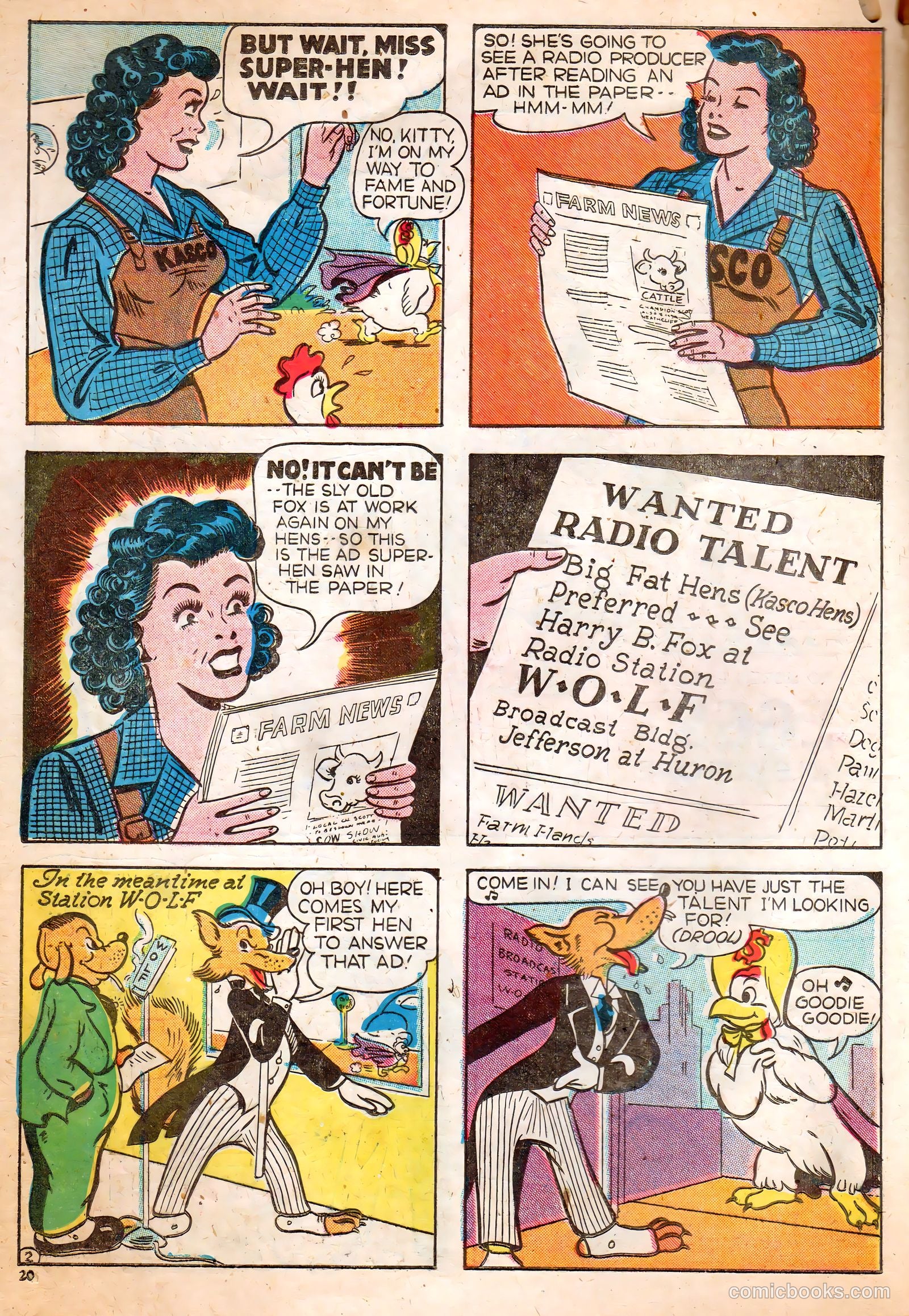 Kasco Komics #2 (1949) — page 20 of 32