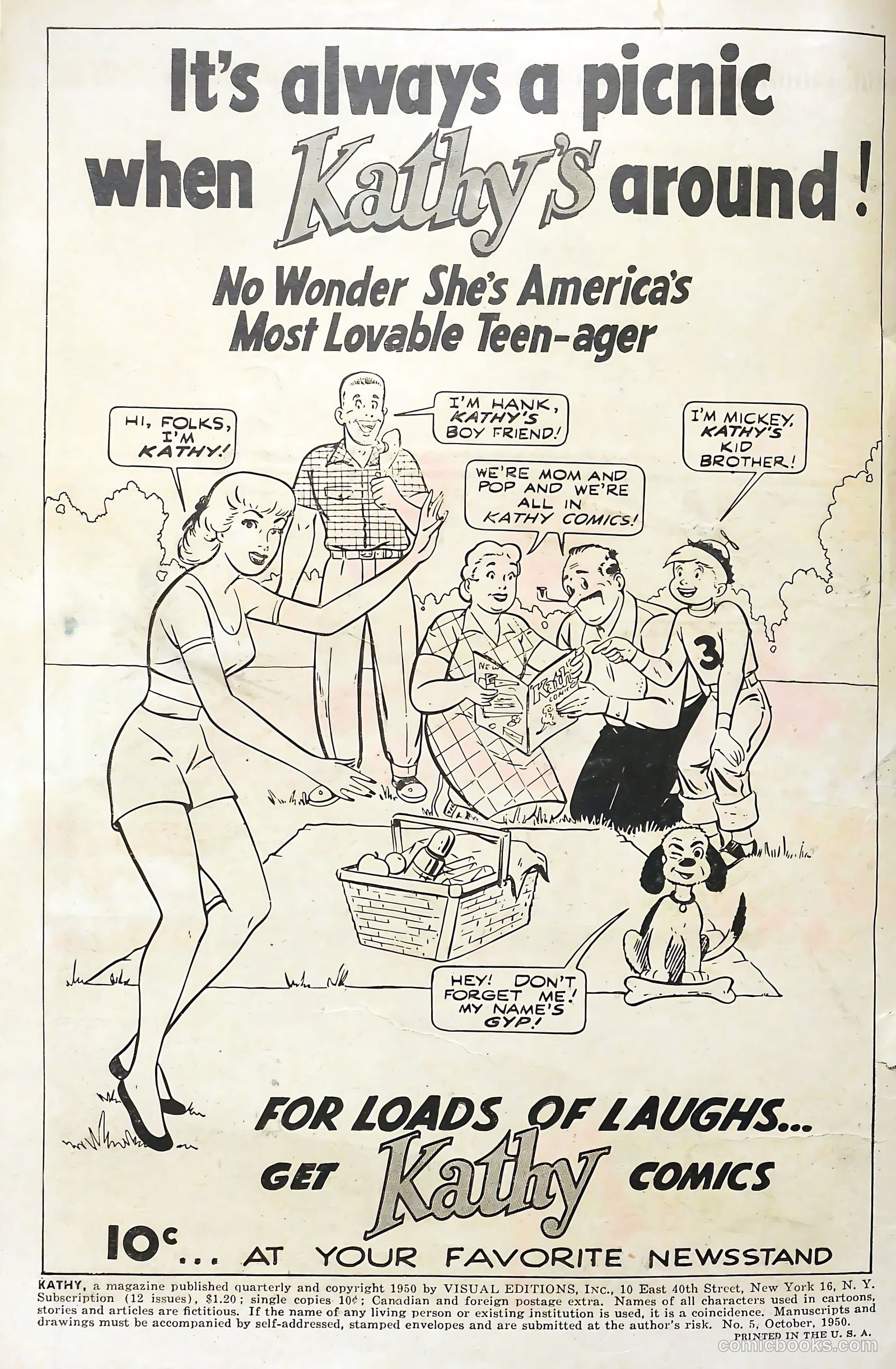 Kathy #5 (1950) — page 2 of 37