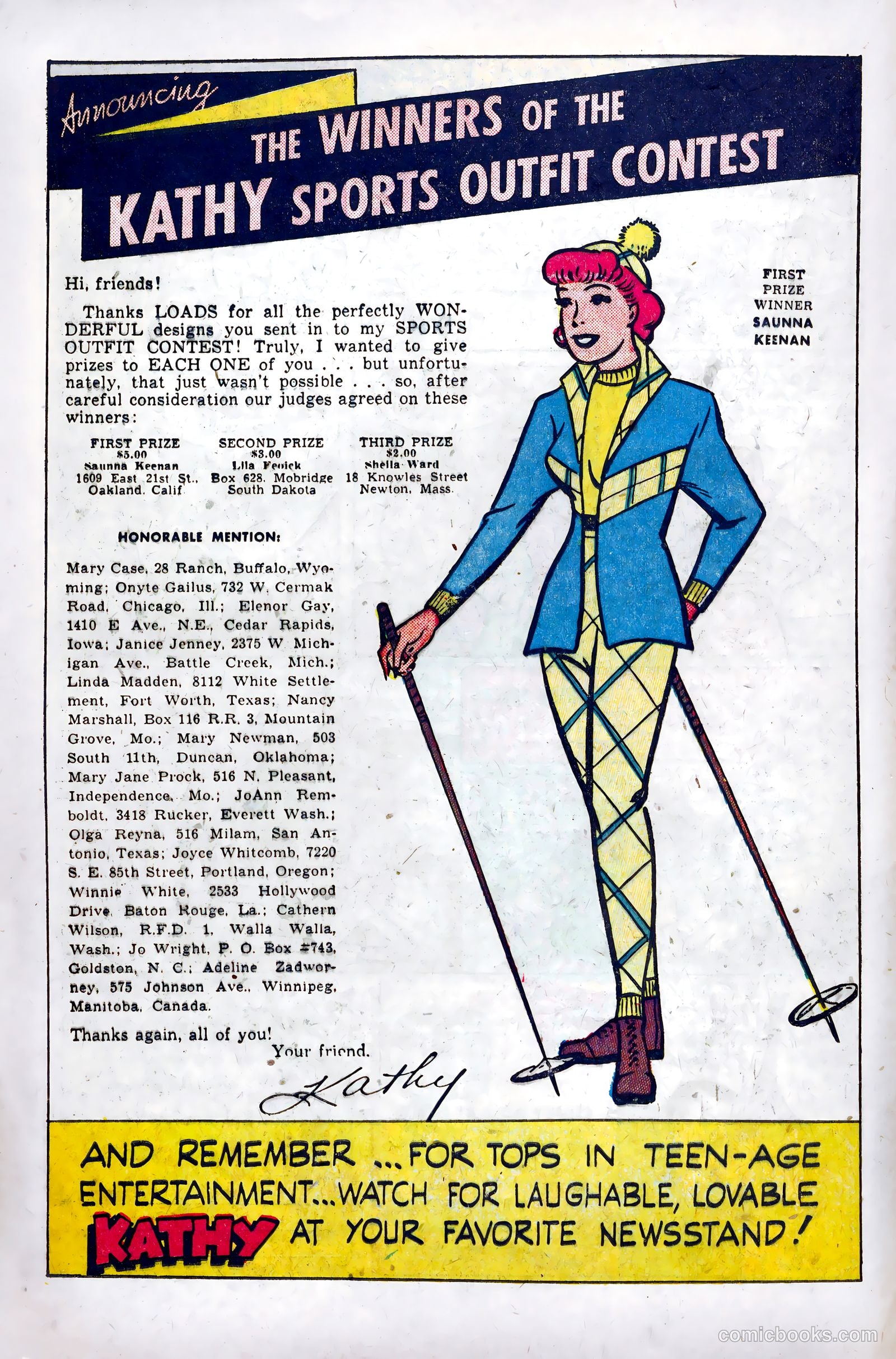 Kathy #6 (1951) — page 12 of 36