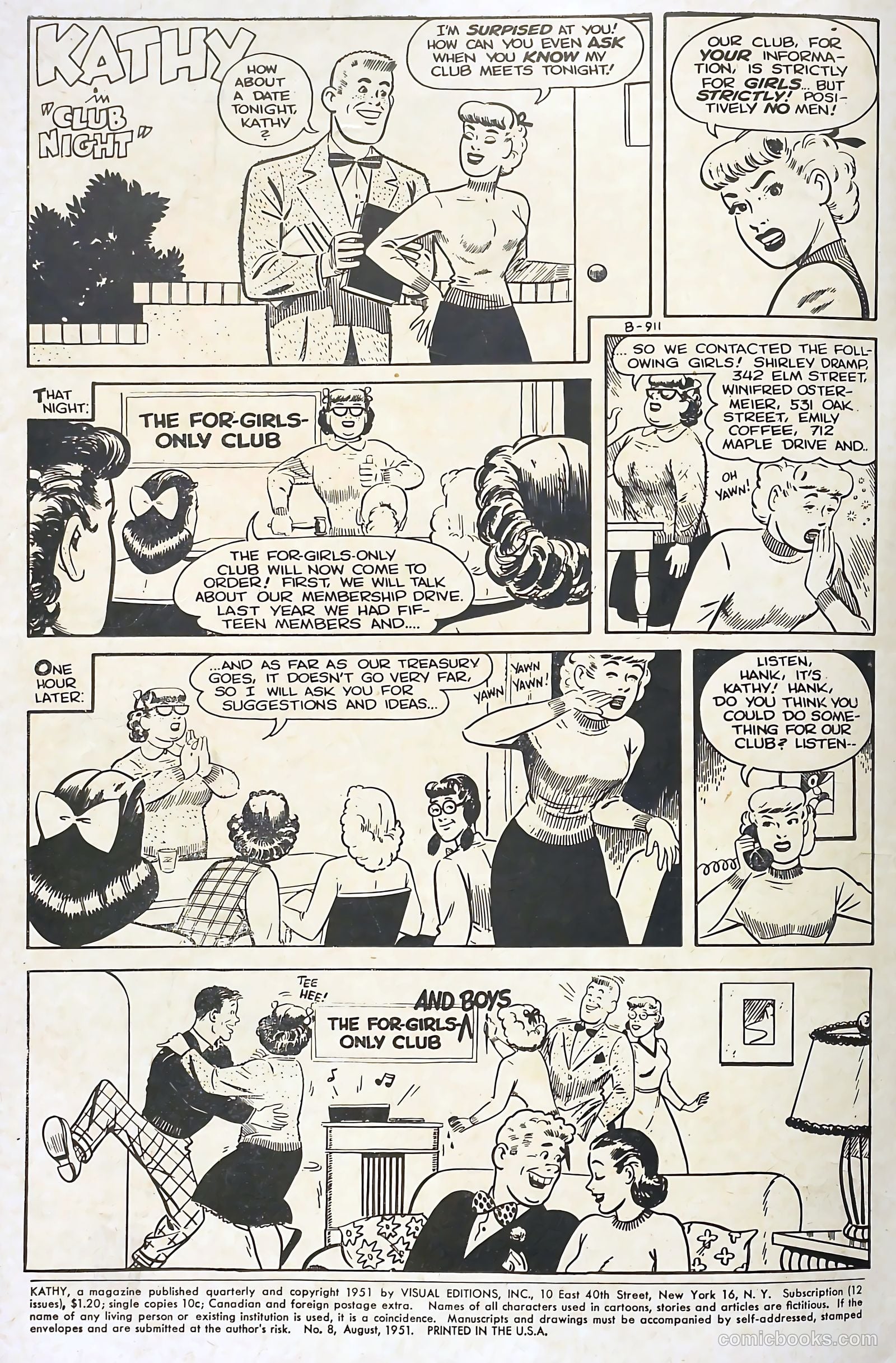 Kathy #8 (1951) — page 2 of 36
