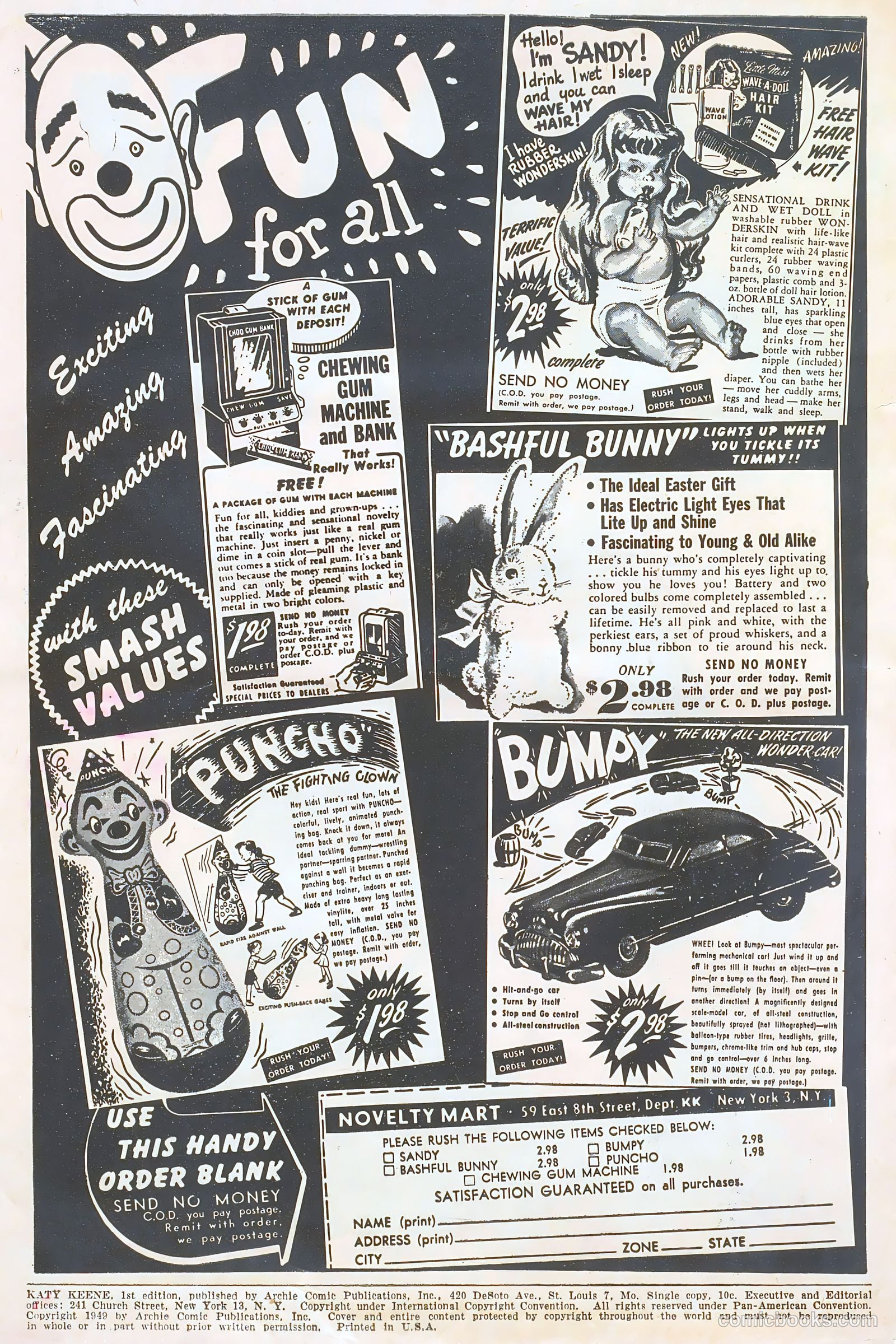 Katy Keene Comics #1 (1945) — page 2 of 36