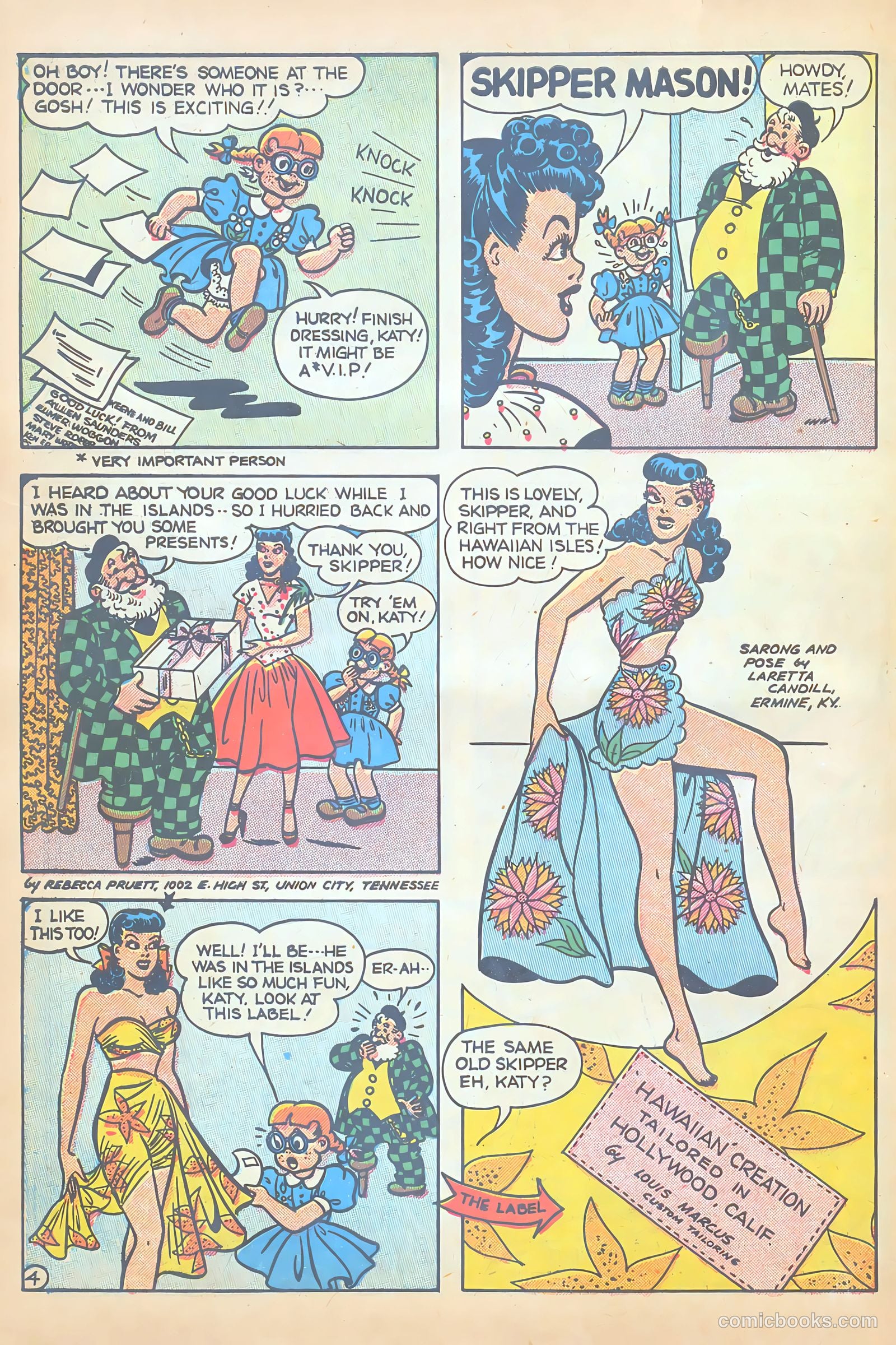 Katy Keene Comics #1 (1945) — page 6 of 36