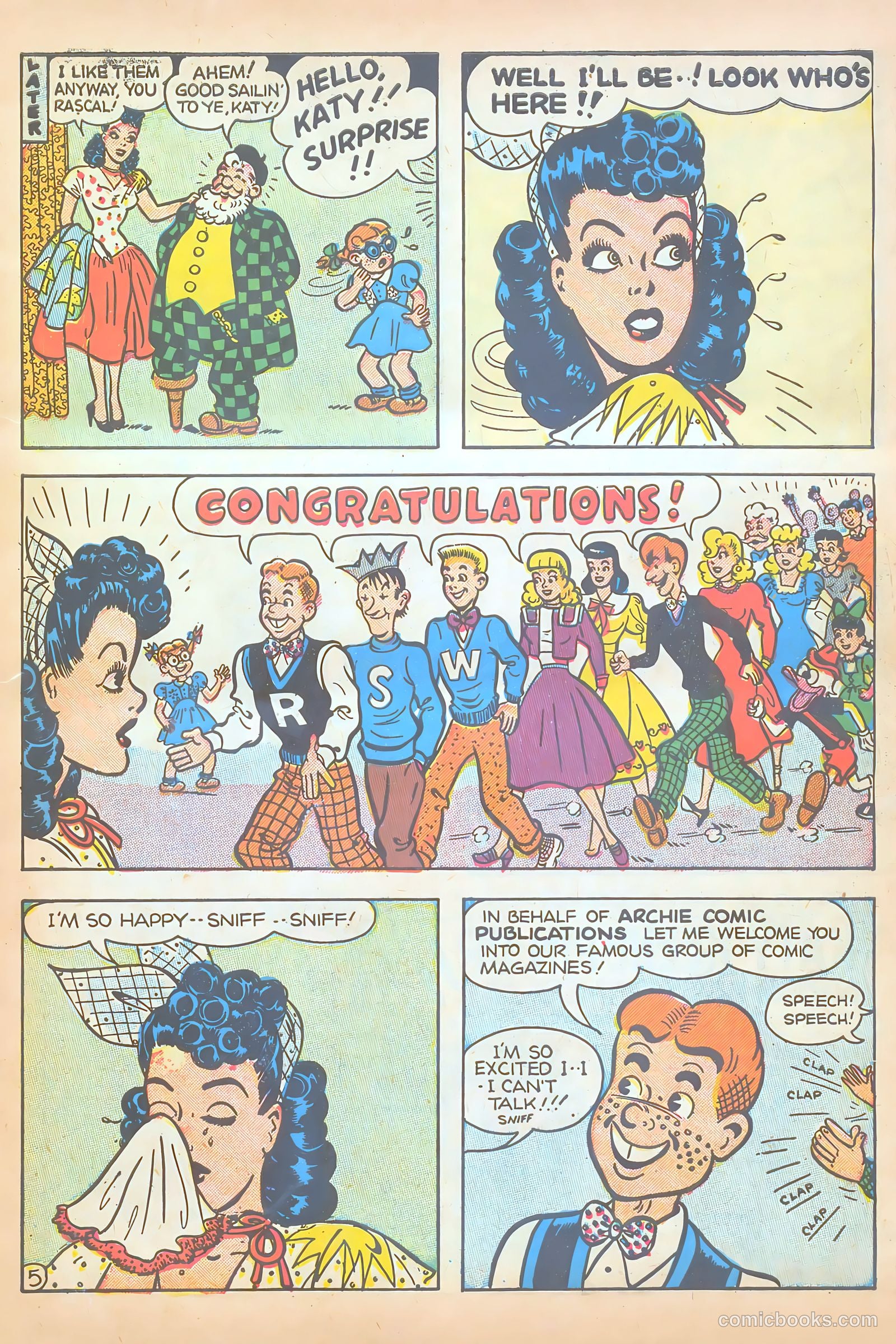 Katy Keene Comics #1 (1945) — page 7 of 36