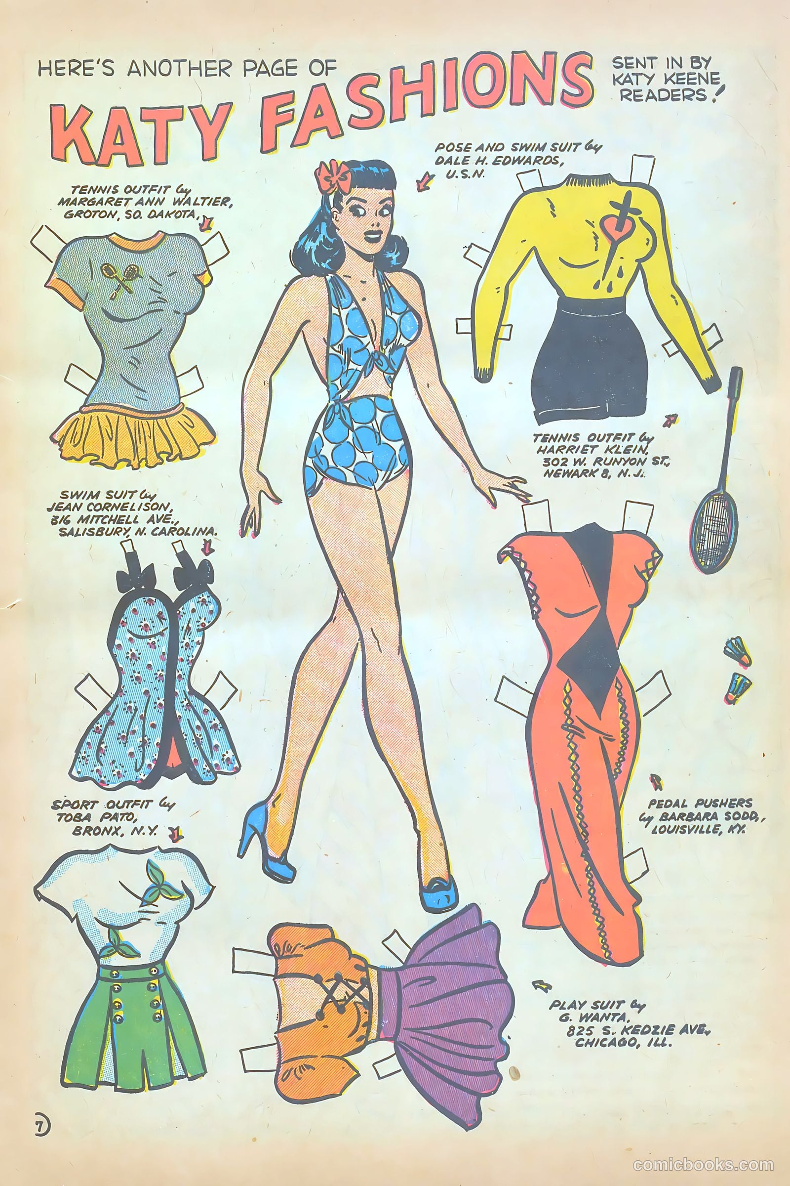 Katy Keene Comics #1 (1945) — page 9 of 36