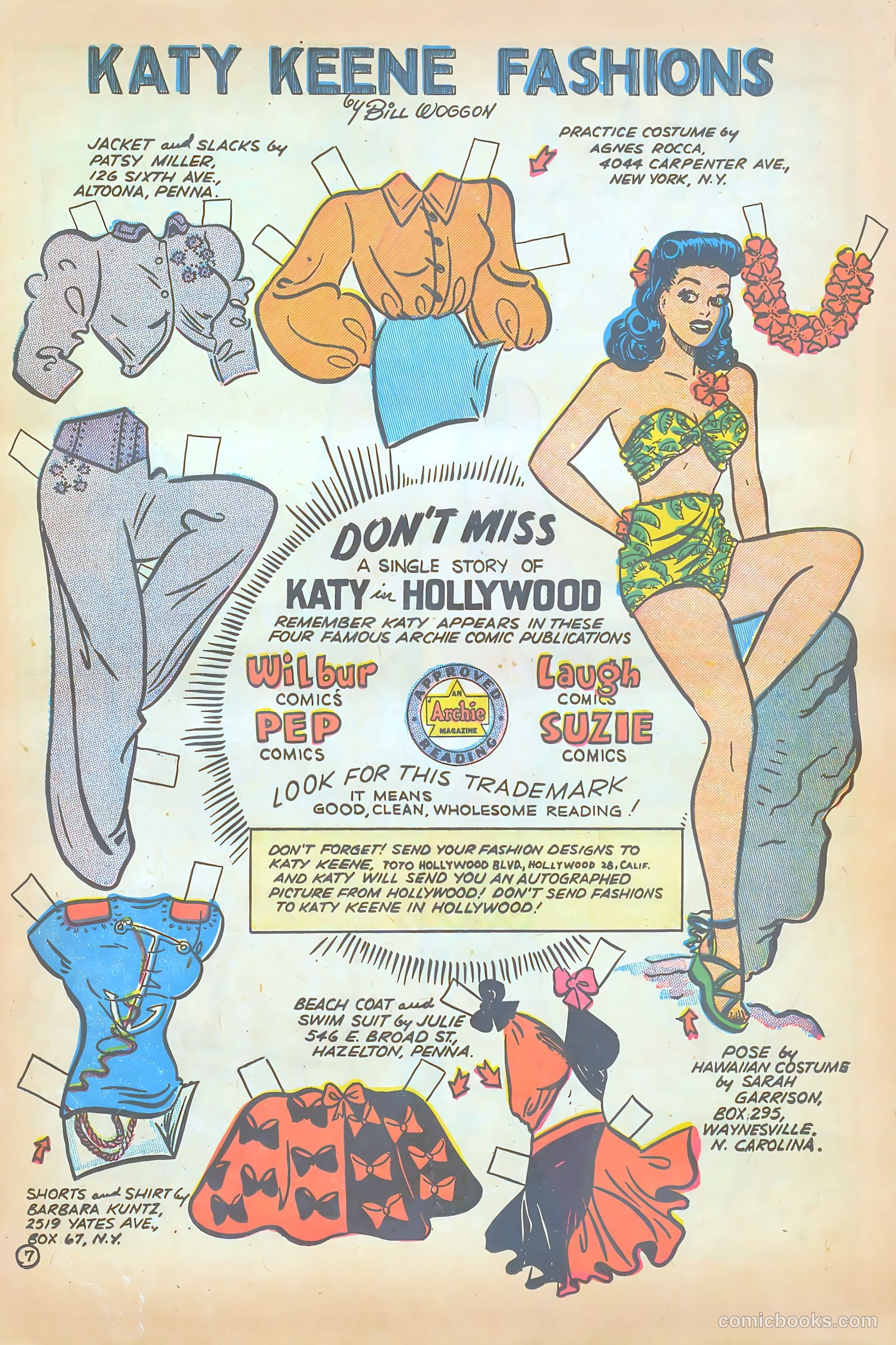 Katy Keene Comics #1 (1945) — page 17 of 36