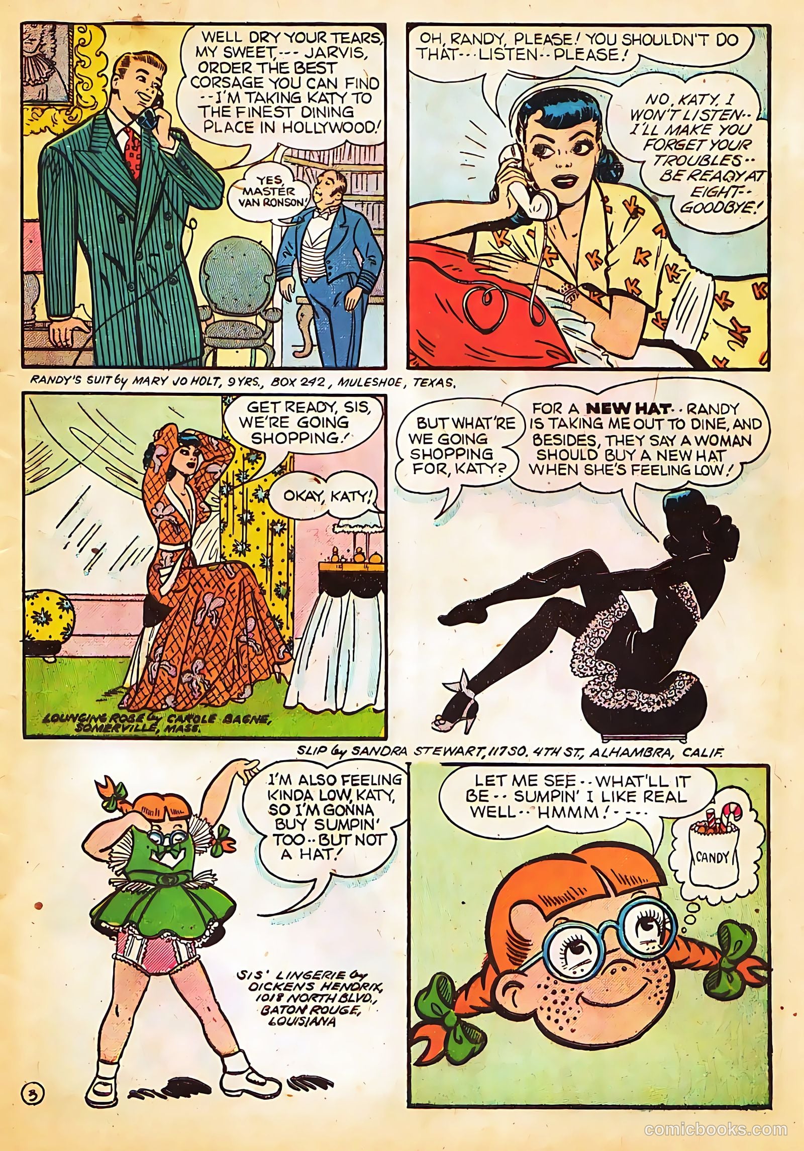 Katy Keene Comics #2 (1950) — page 5 of 38