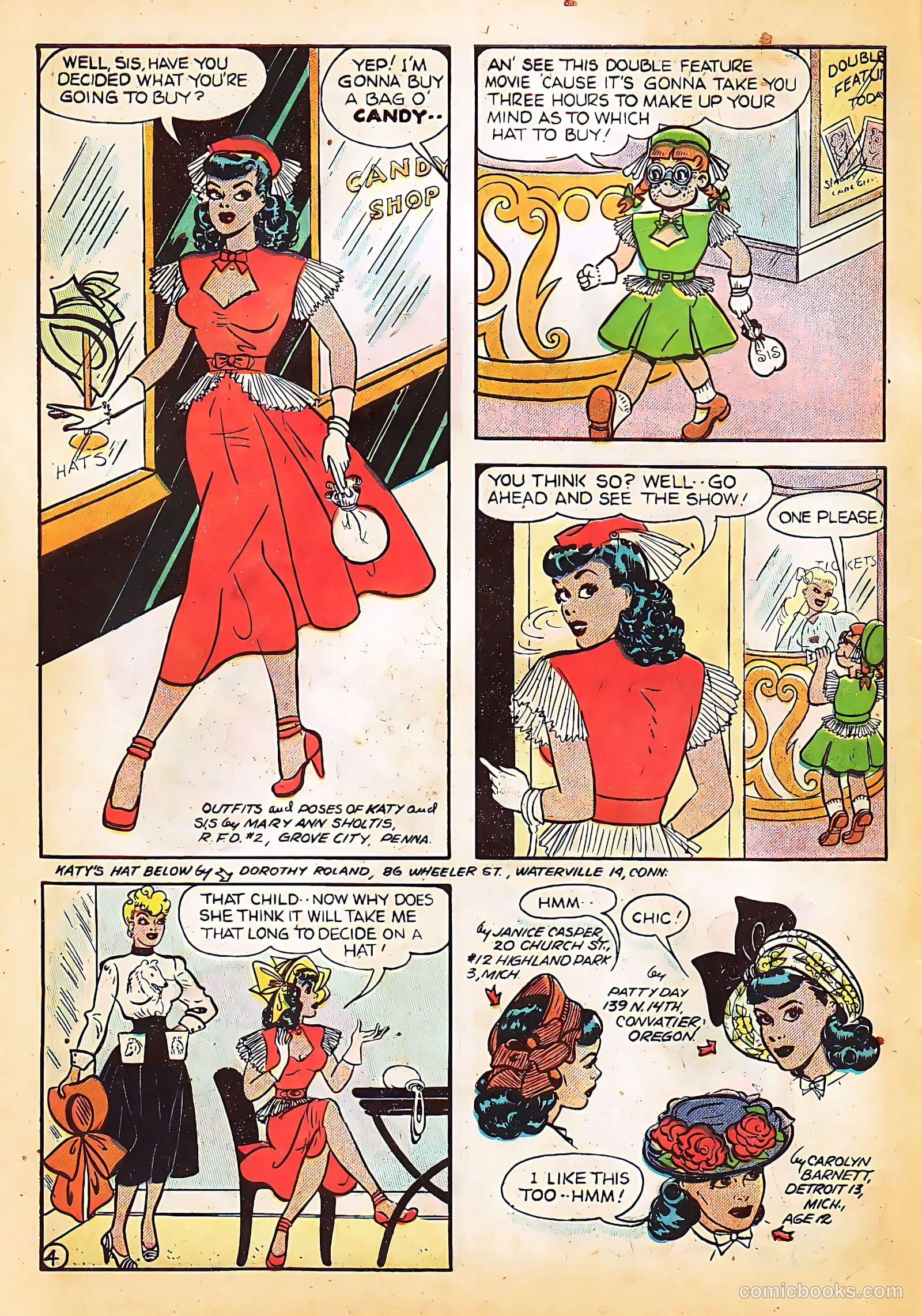 Katy Keene Comics #2 (1950) — page 6 of 38