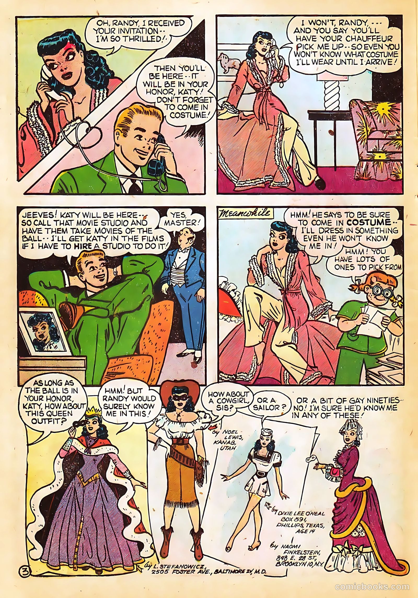 Katy Keene Comics #2 (1950) — page 13 of 38