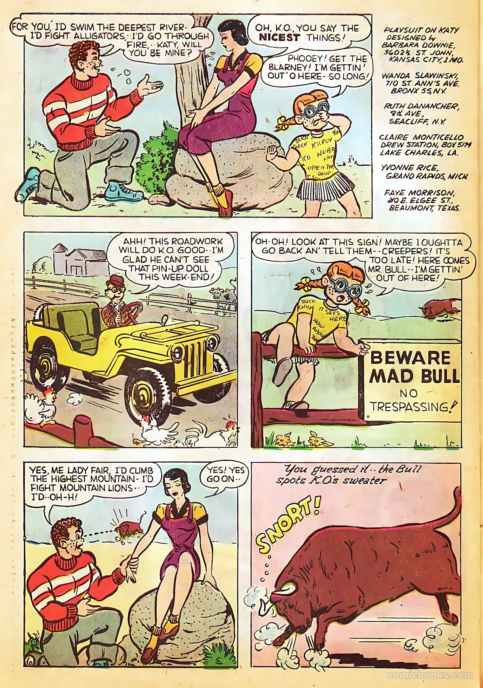Katy Keene Comics #2 (1950) — page 31 of 38