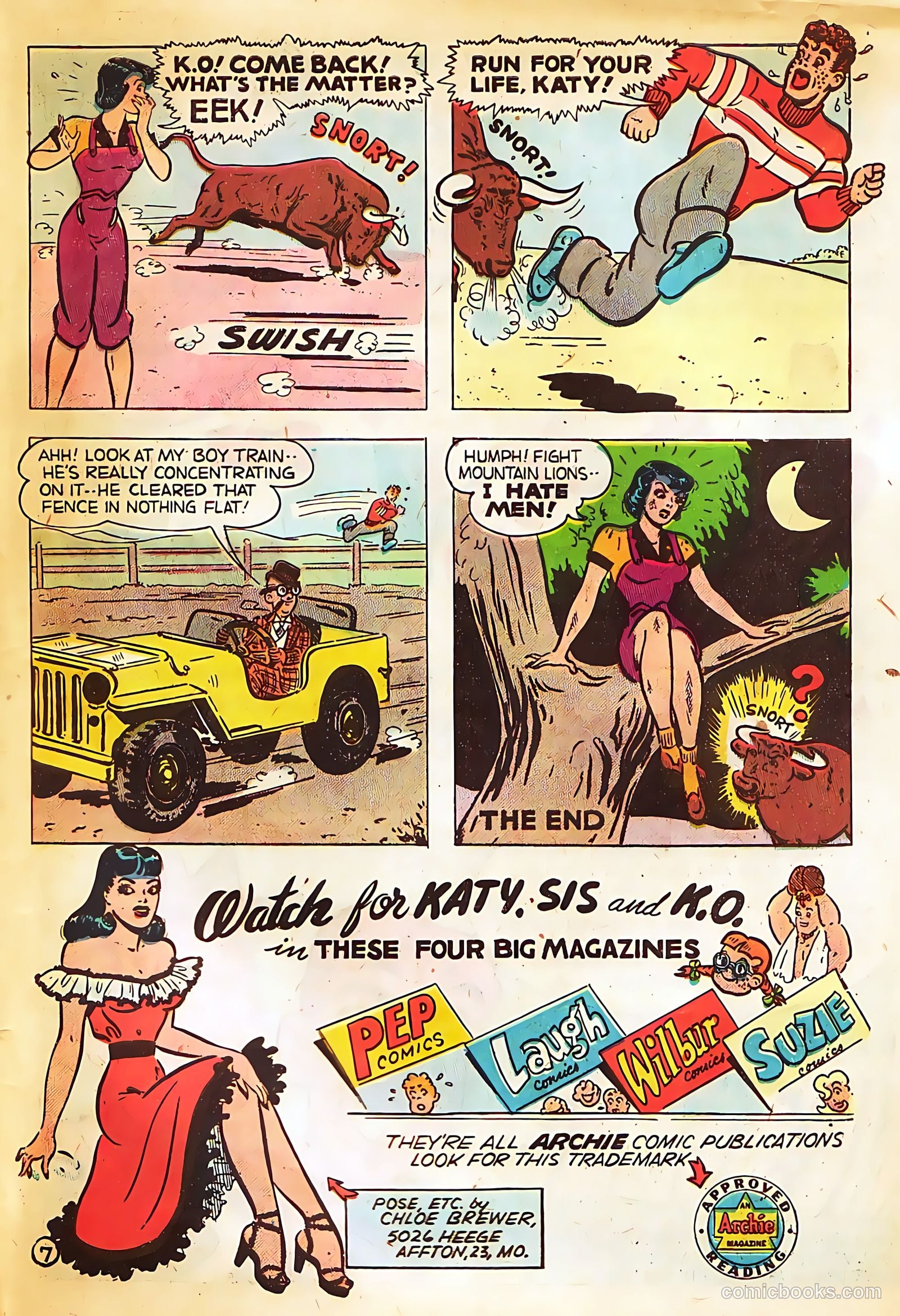 Katy Keene Comics #2 (1950) — page 32 of 38