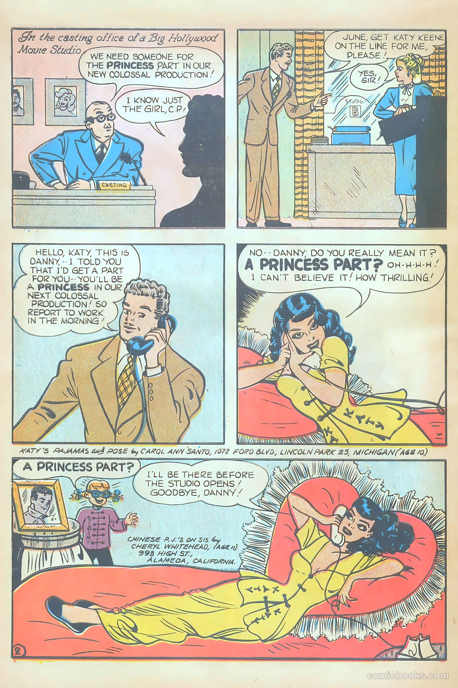 Katy Keene Comics #3 (1951) — page 4 of 36