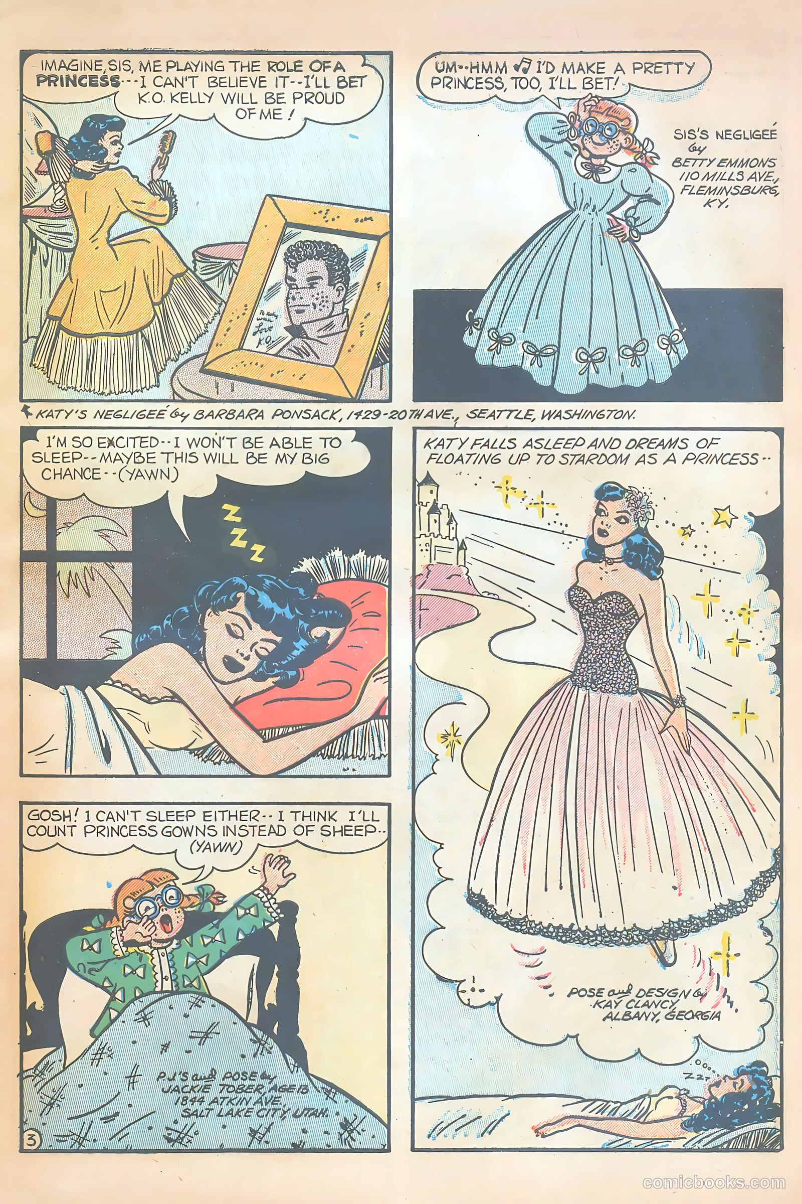 Katy Keene Comics #3 (1951) — page 5 of 36