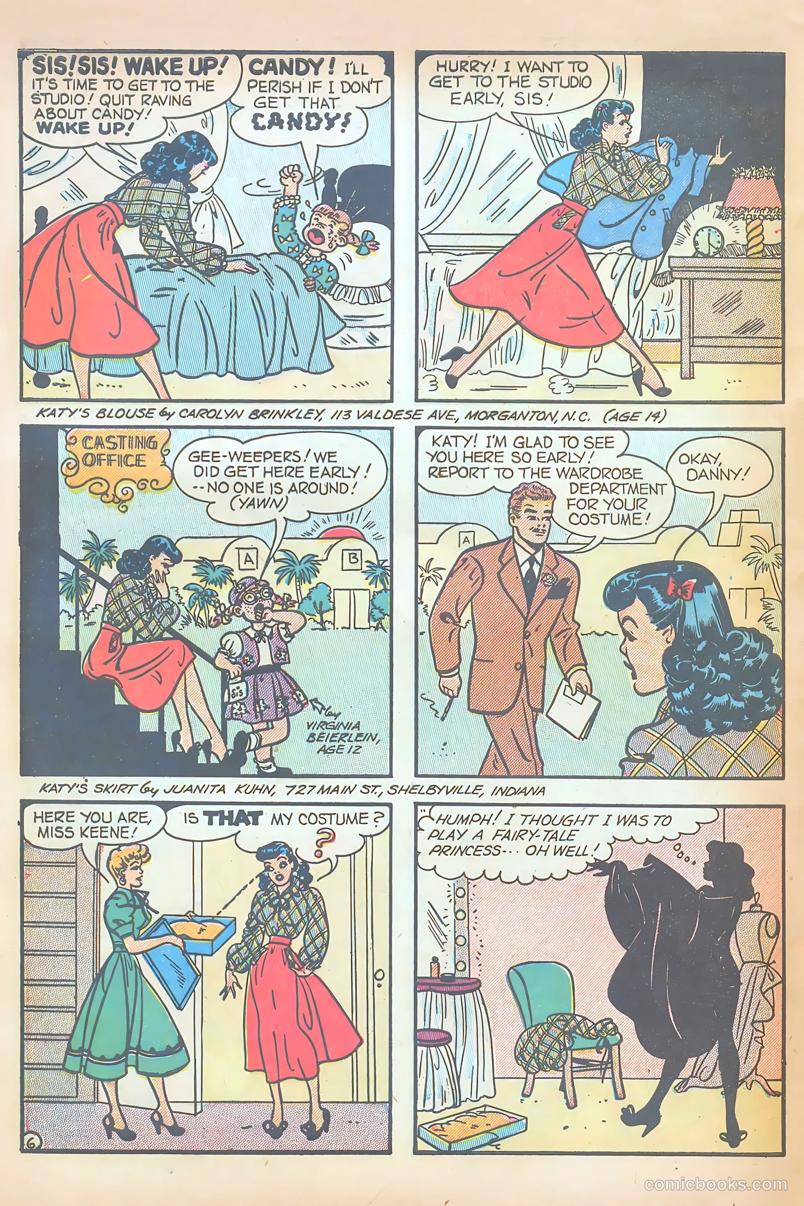 Katy Keene Comics #3 (1951) — page 8 of 36