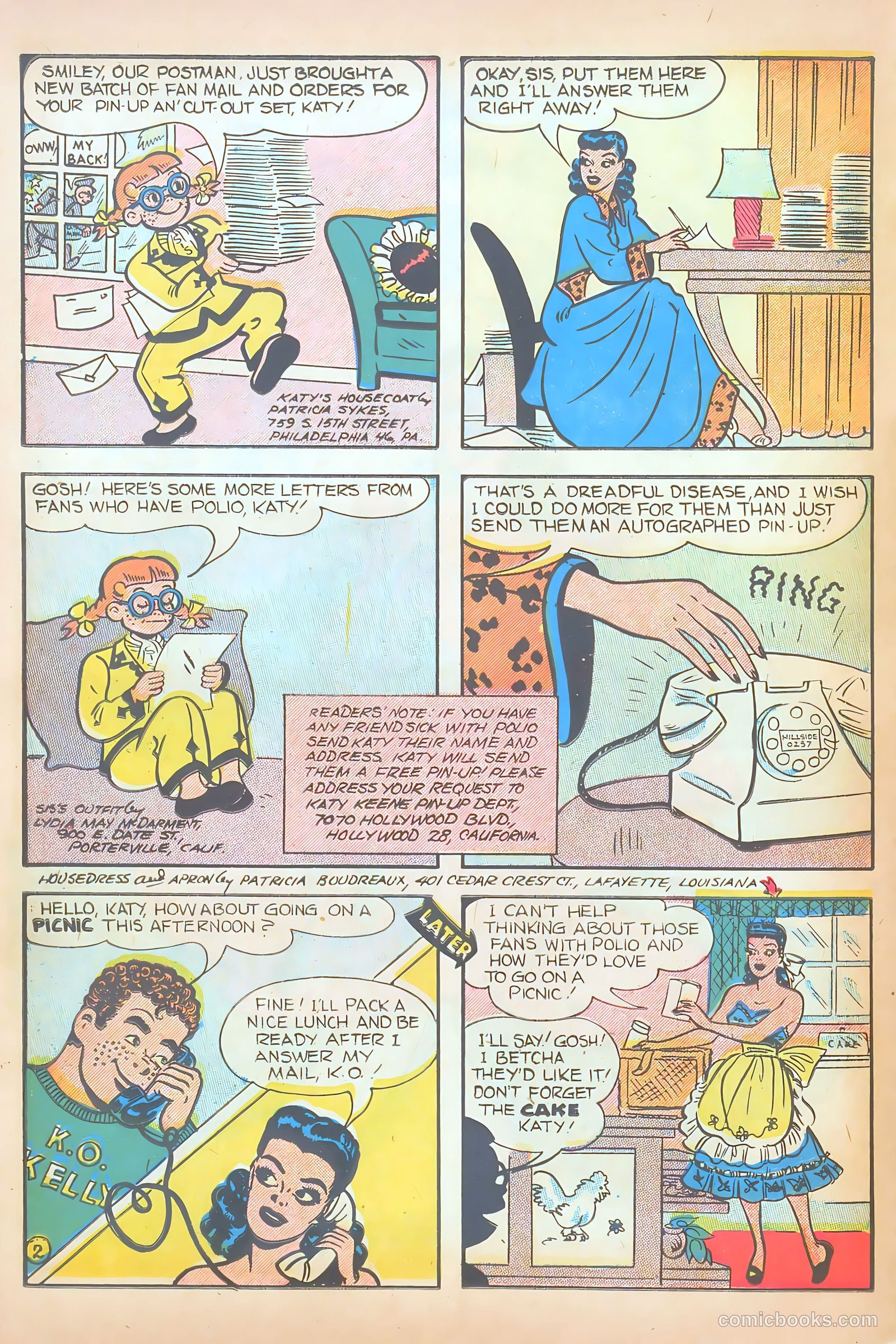 Katy Keene Comics #3 (1951) — page 12 of 36