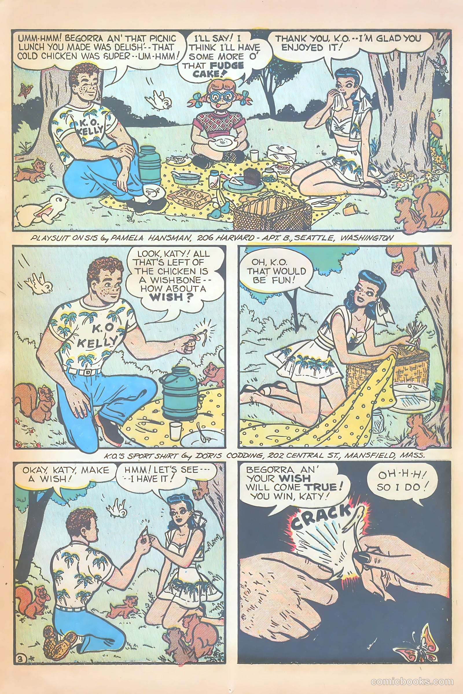 Katy Keene Comics #3 (1951) — page 13 of 36