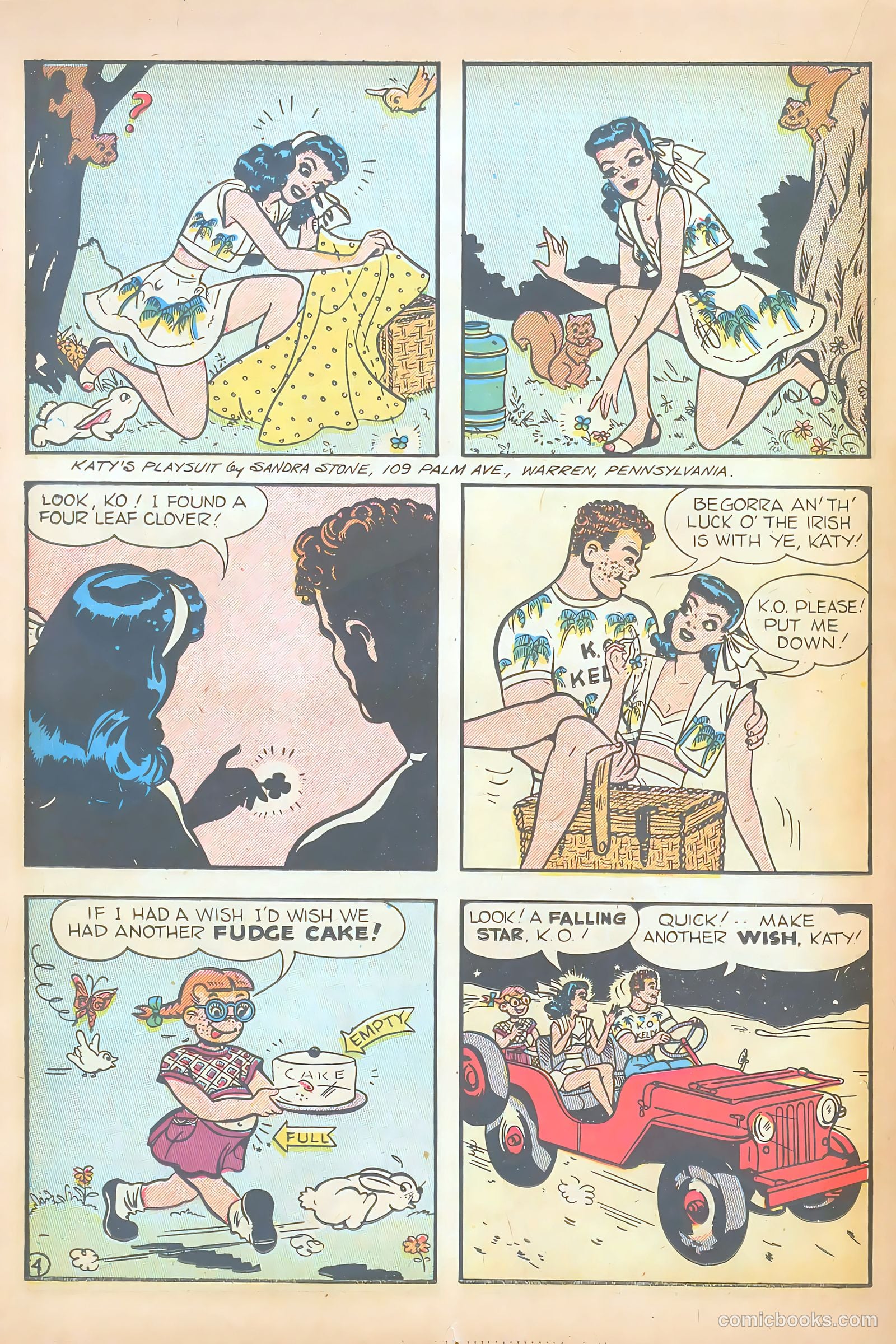 Katy Keene Comics #3 (1951) — page 14 of 36