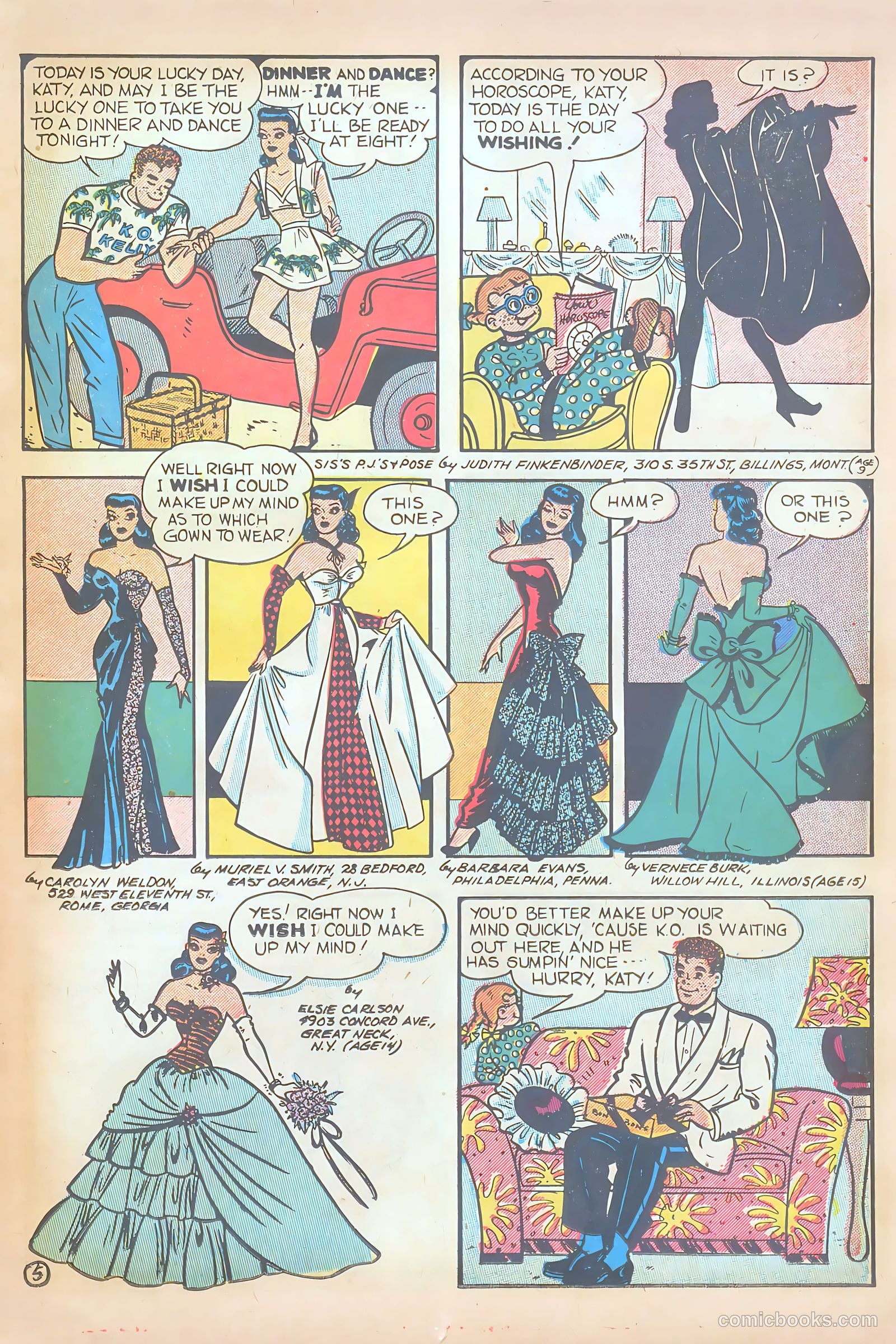 Katy Keene Comics #3 (1951) — page 15 of 36