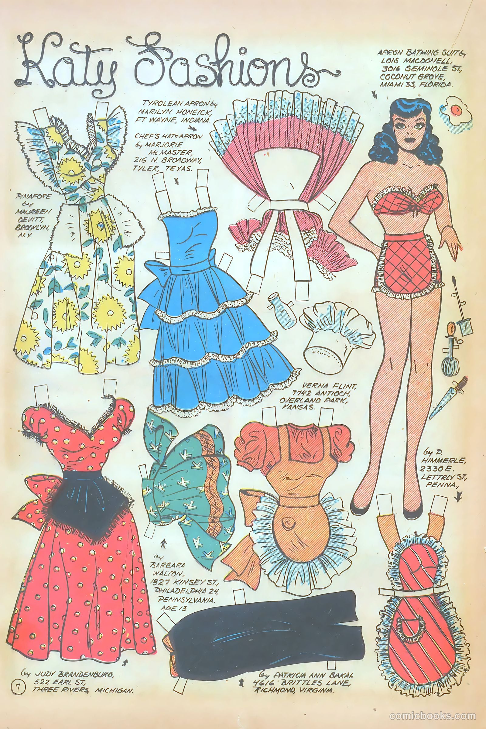 Katy Keene Comics #3 (1951) — page 18 of 36
