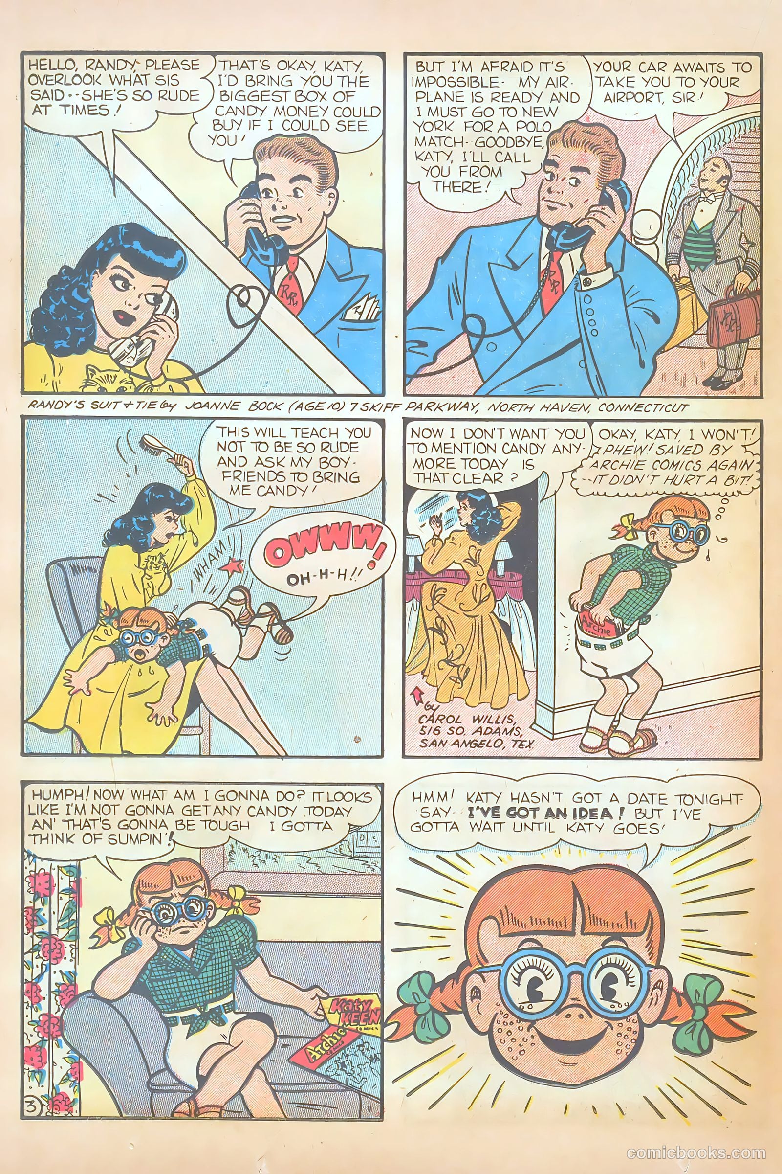 Katy Keene Comics #3 (1951) — page 22 of 36