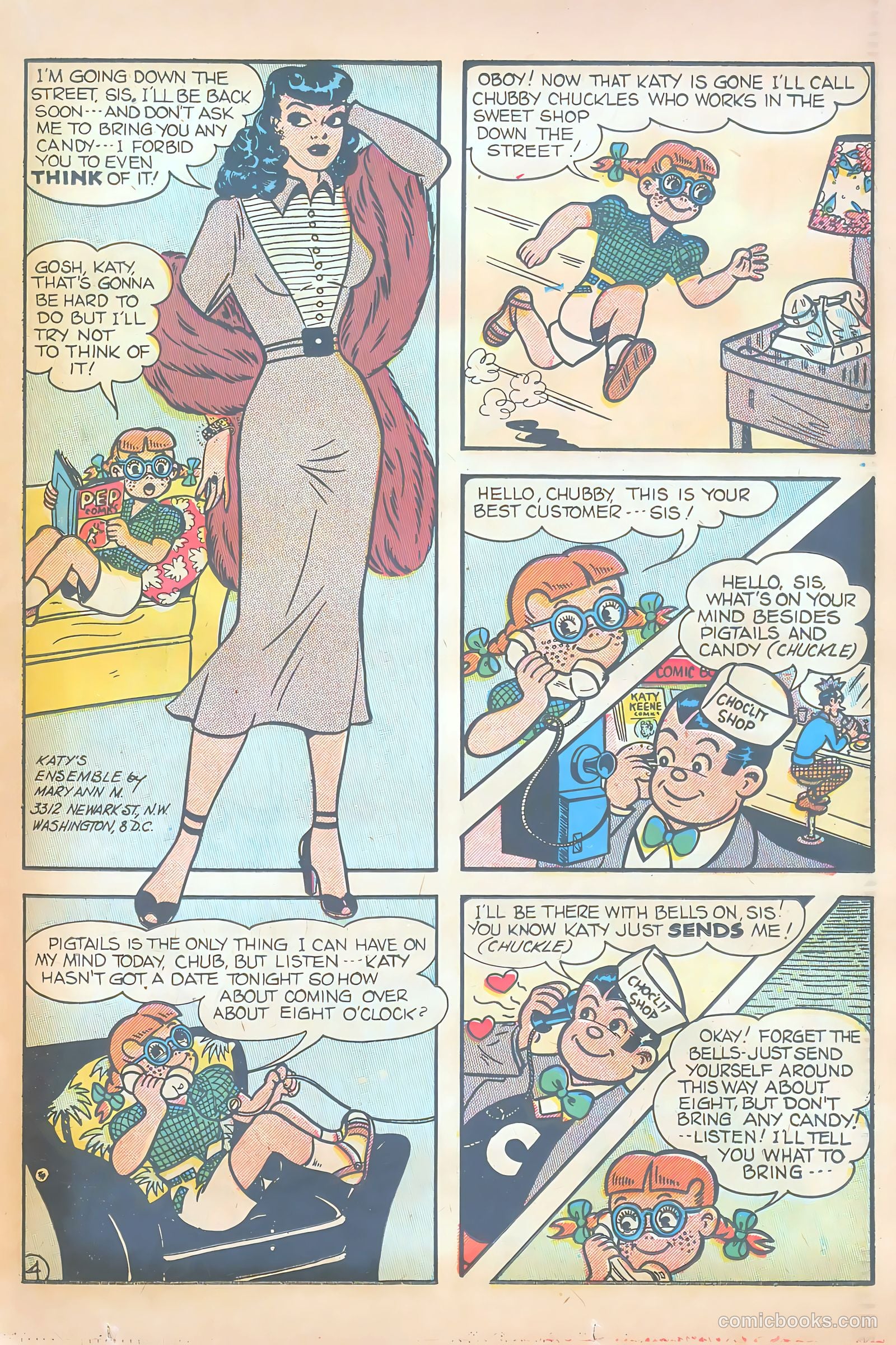 Katy Keene Comics #3 (1951) — page 23 of 36