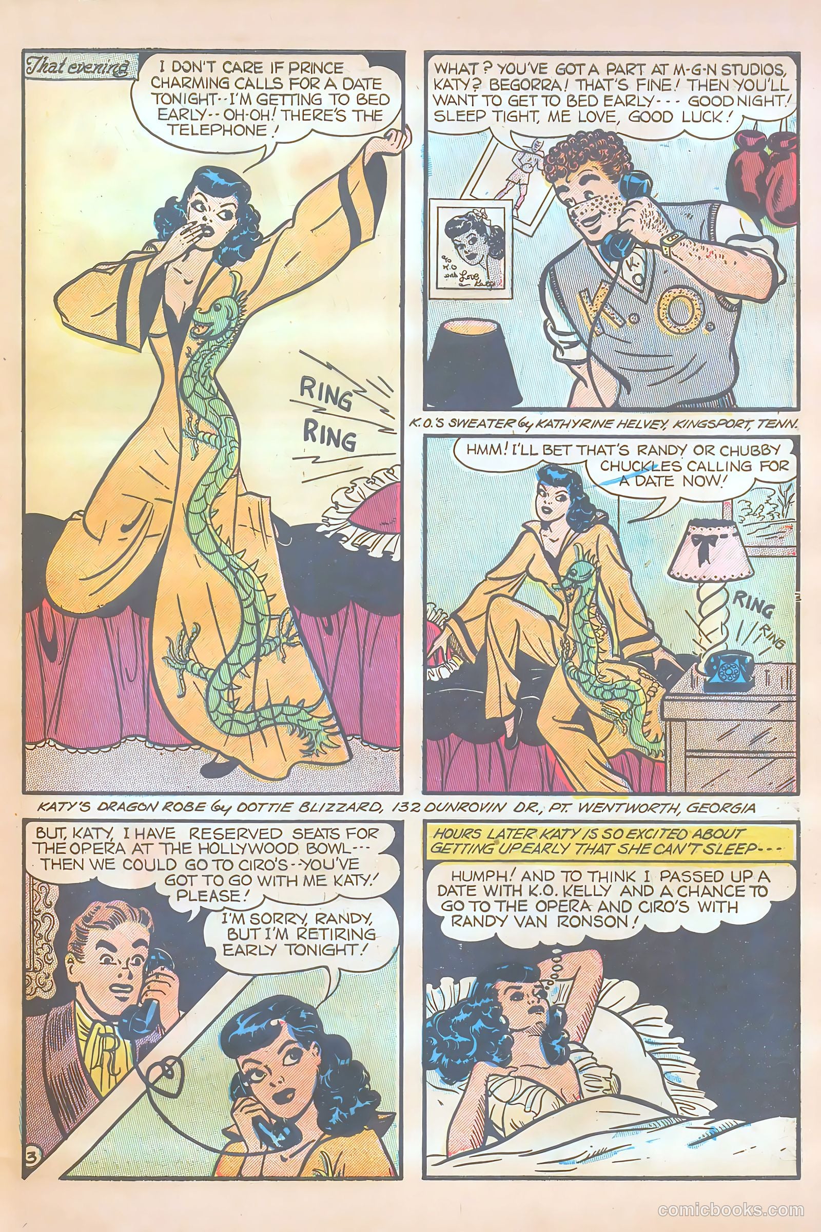 Katy Keene Comics #3 (1951) — page 29 of 36