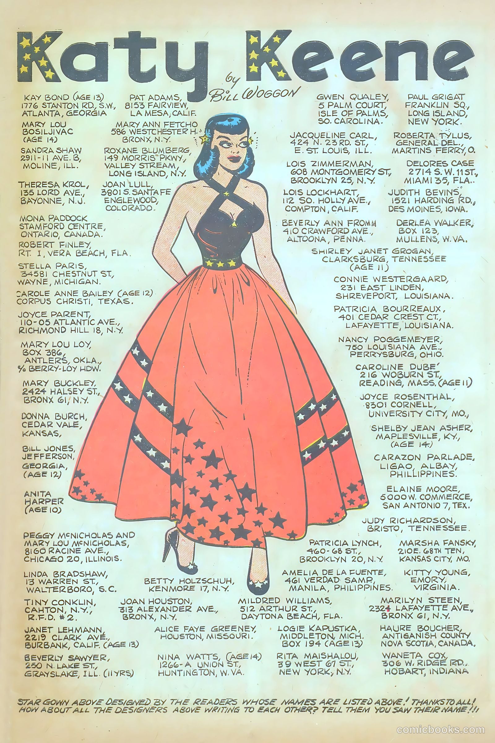 Katy Keene Comics #4 (1951) — page 3 of 36