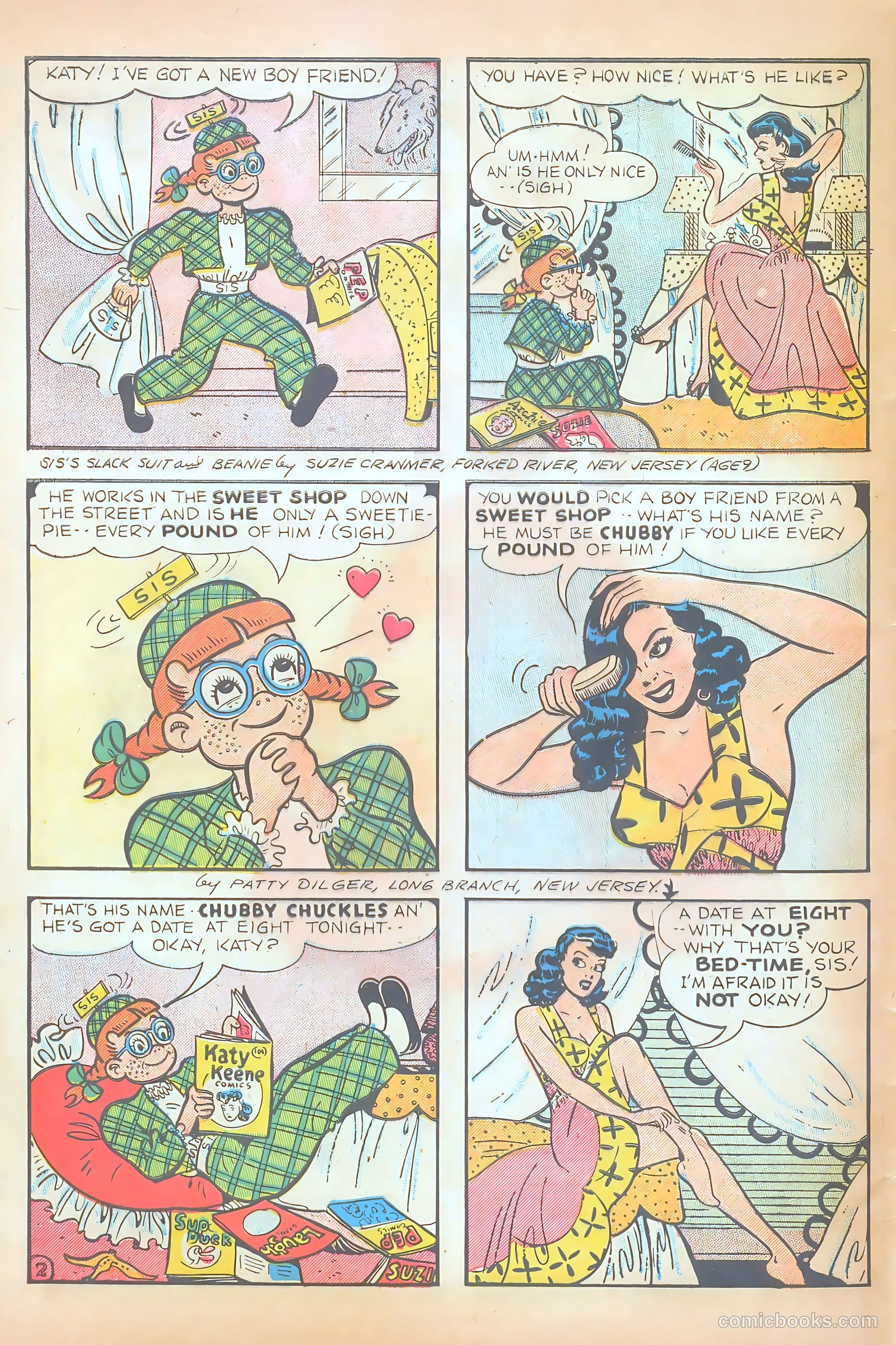 Katy Keene Comics #4 (1951) — page 4 of 36
