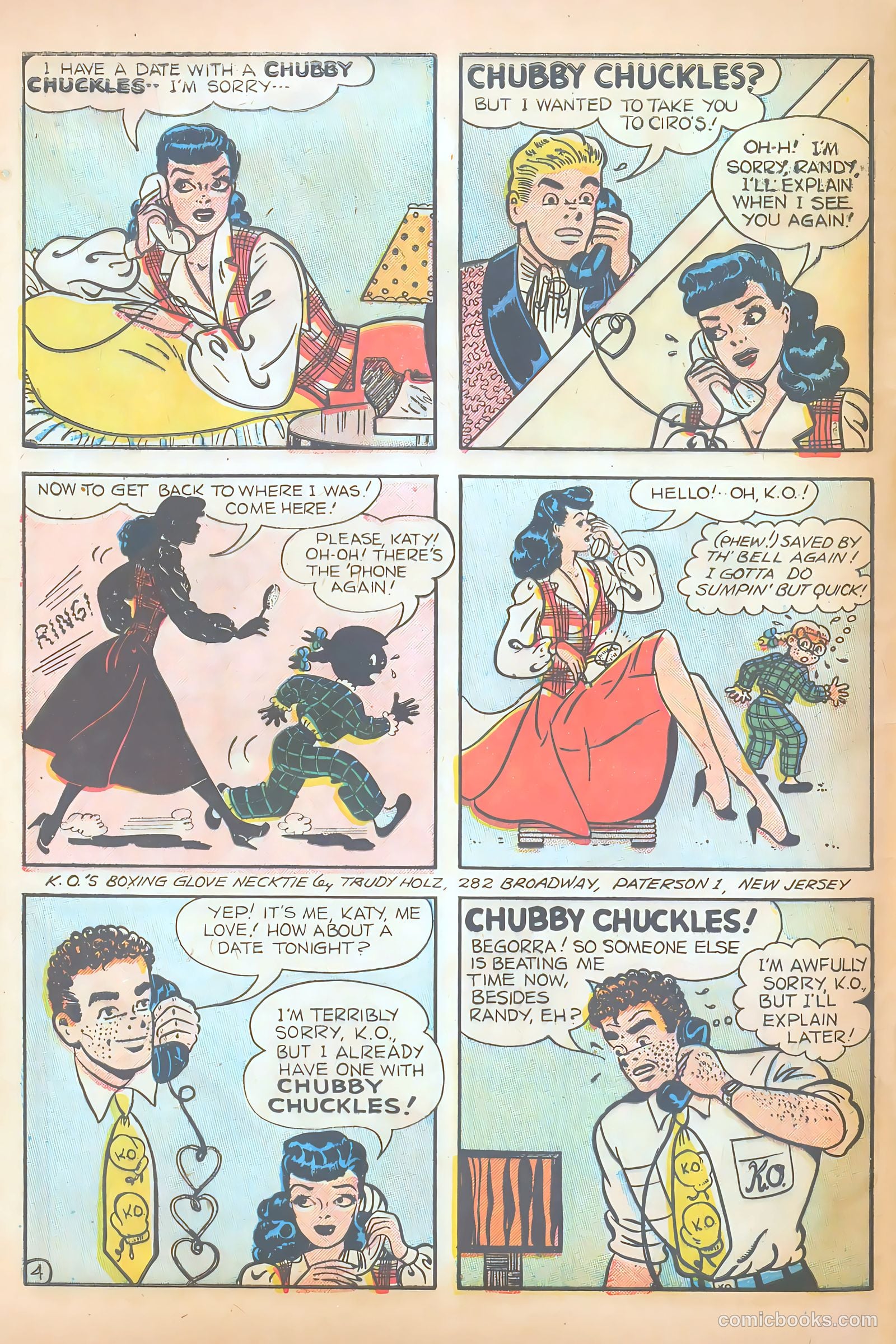 Katy Keene Comics #4 (1951) — page 6 of 36