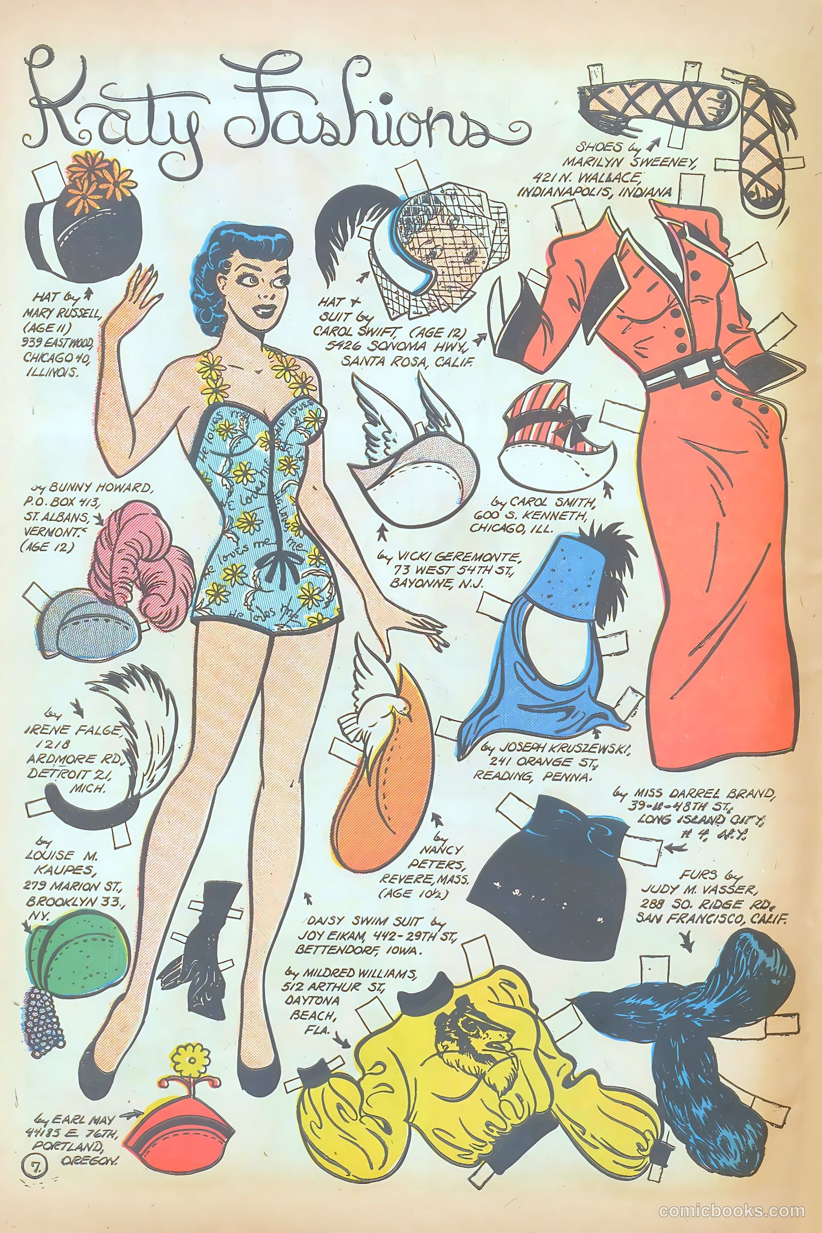Katy Keene Comics #4 (1951) — page 10 of 36