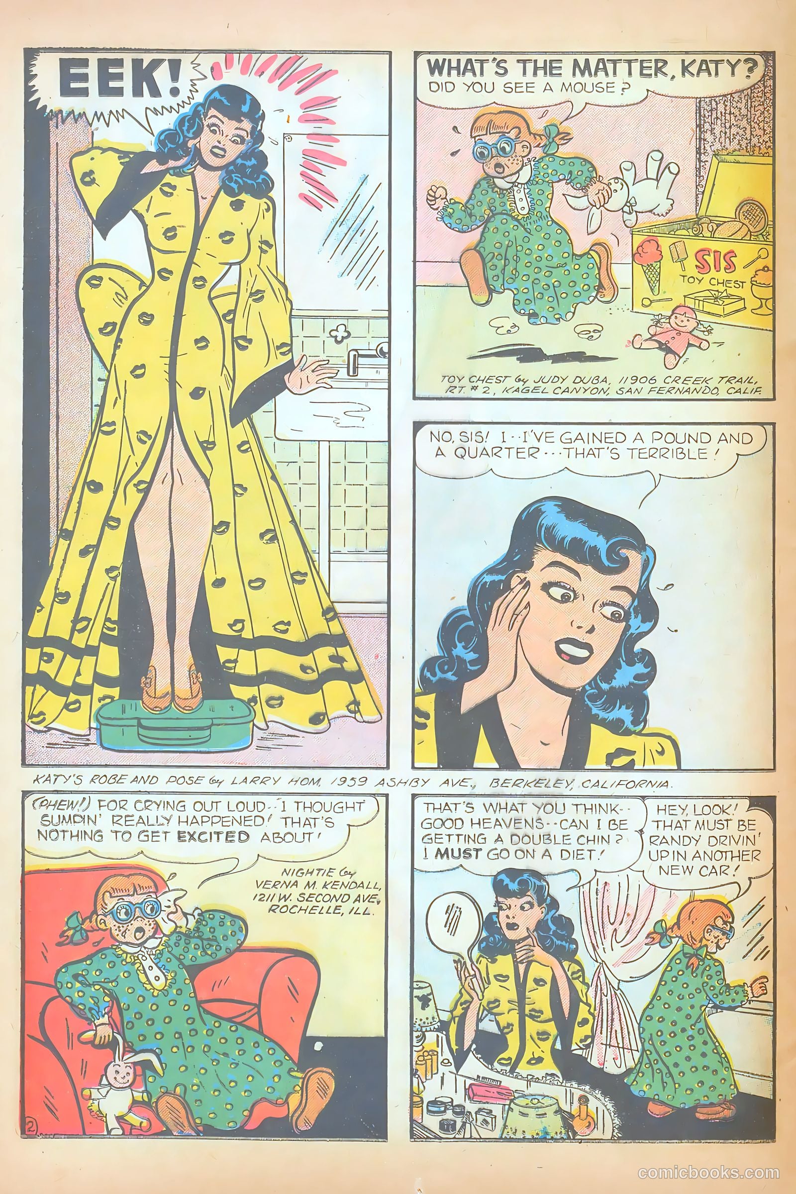 Katy Keene Comics #4 (1951) — page 12 of 36