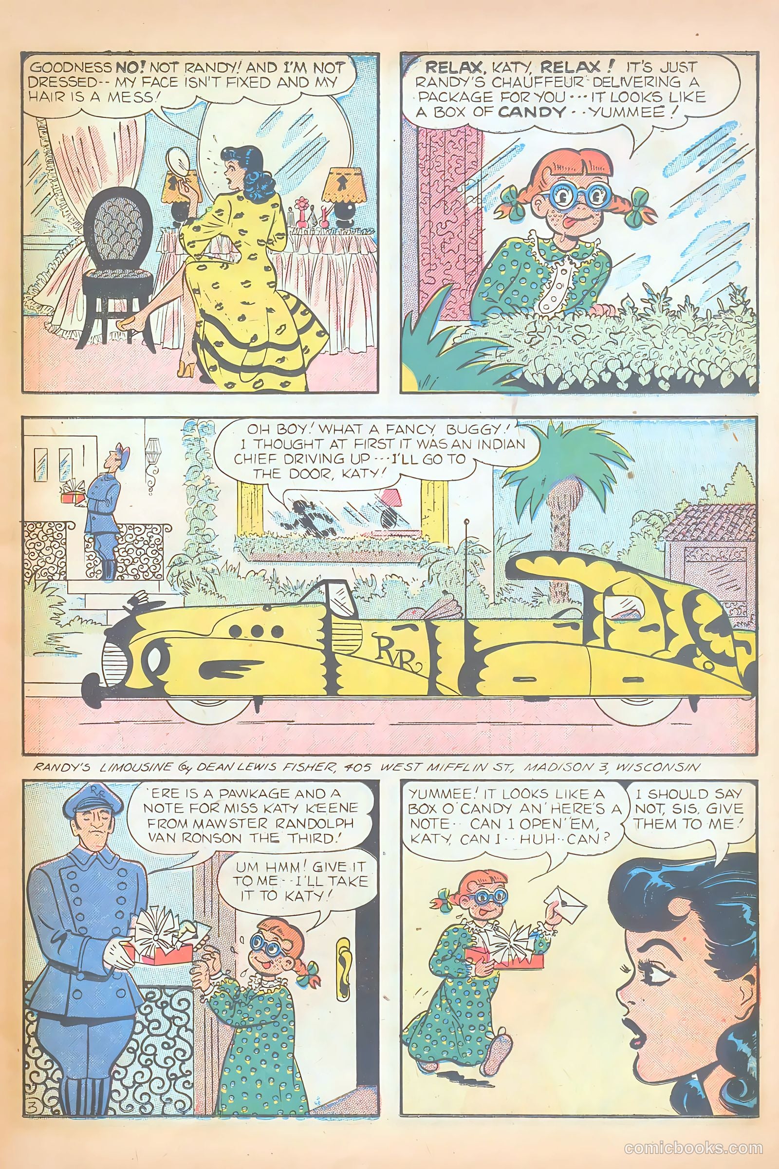 Katy Keene Comics #4 (1951) — page 13 of 36