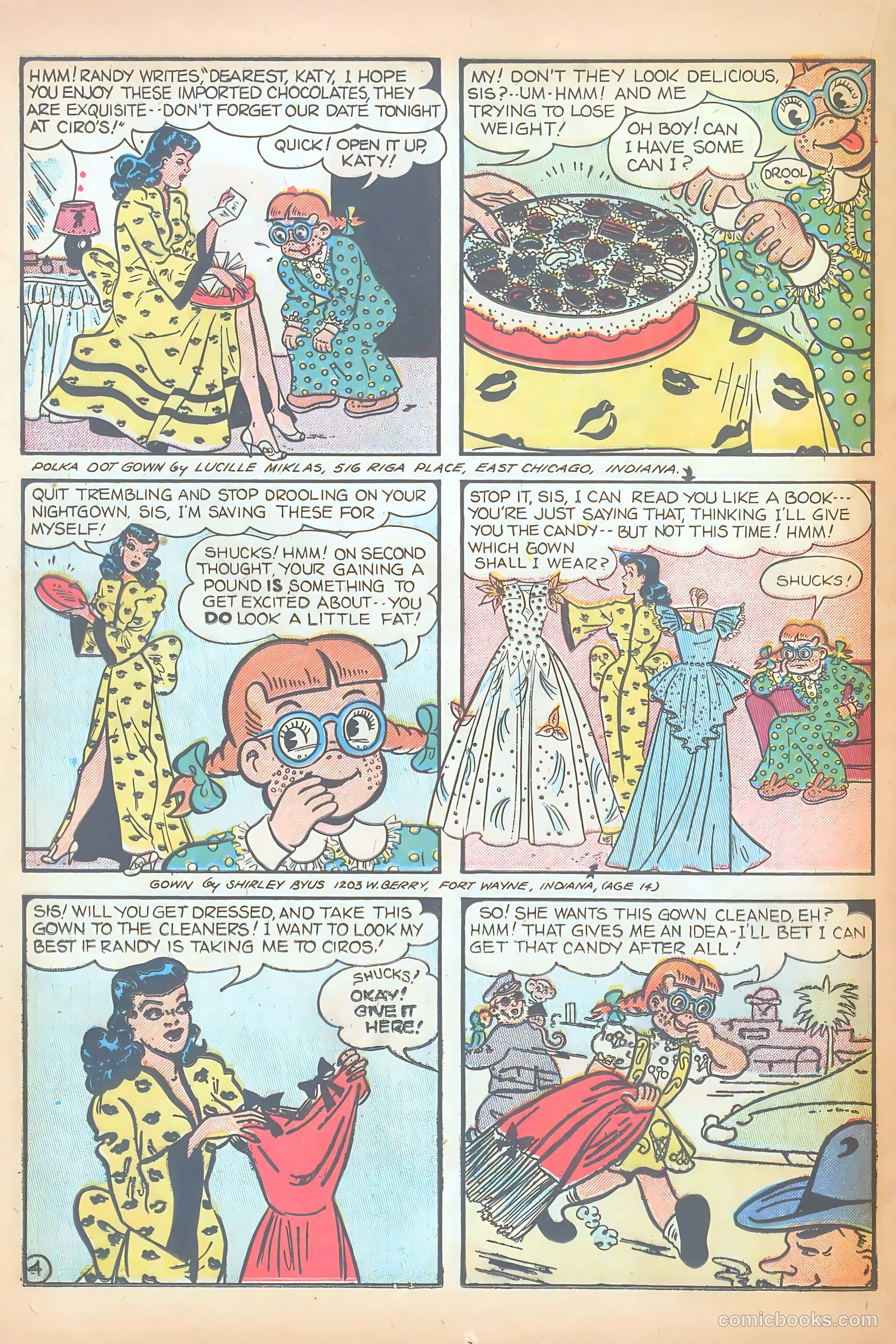 Katy Keene Comics #4 (1951) — page 14 of 36