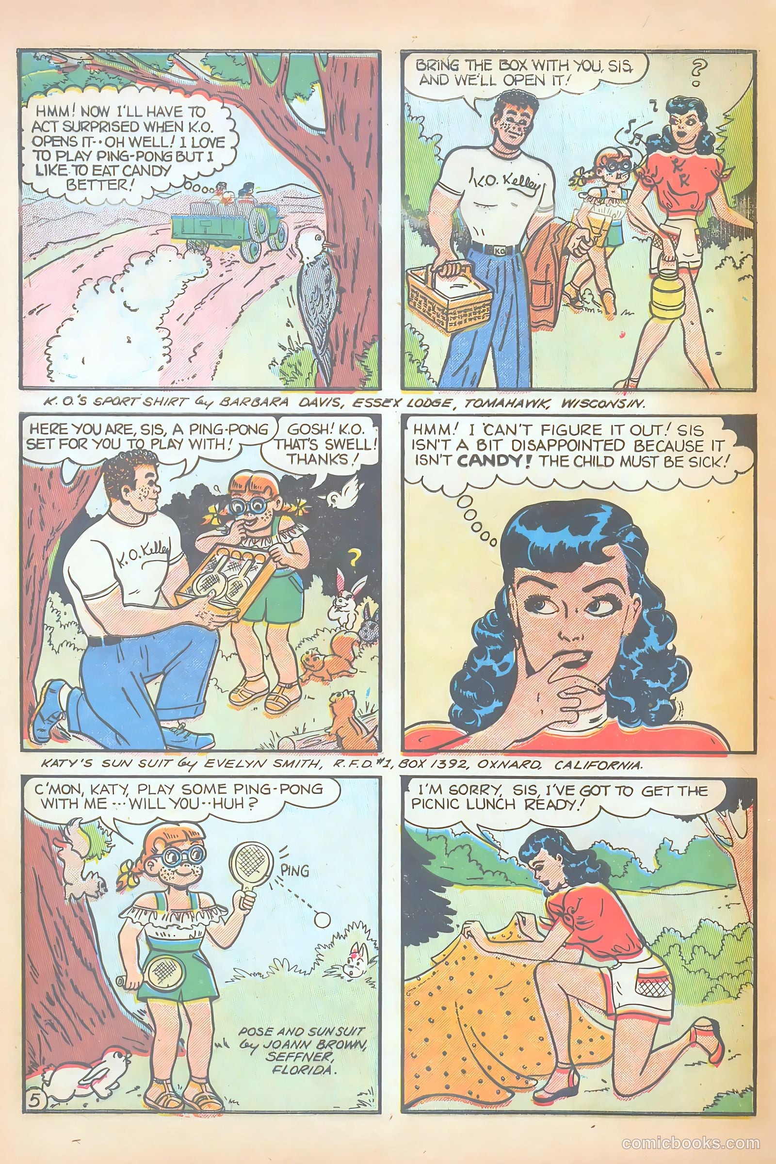 Katy Keene Comics #4 (1951) — page 30 of 36