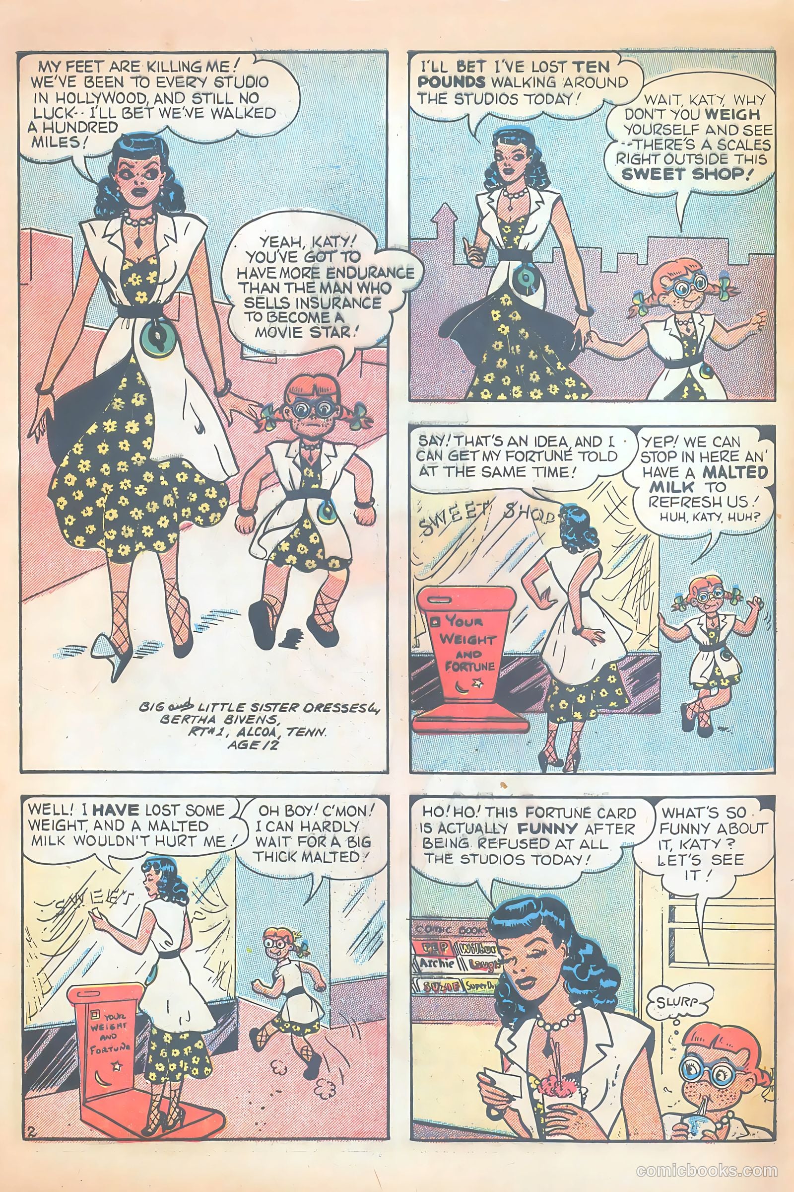Katy Keene Comics #5 (1952) — page 4 of 36