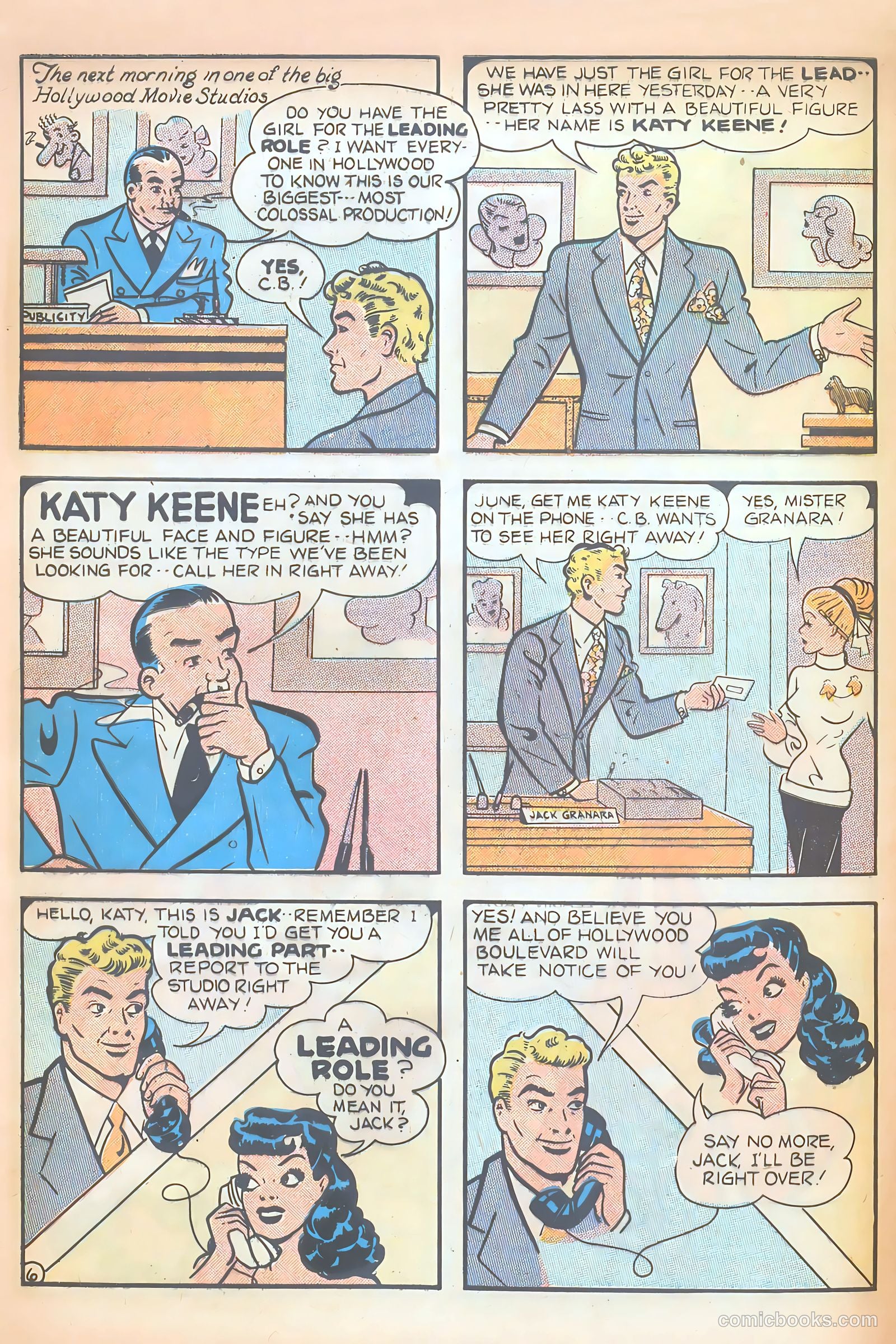 Katy Keene Comics #5 (1952) — page 8 of 36