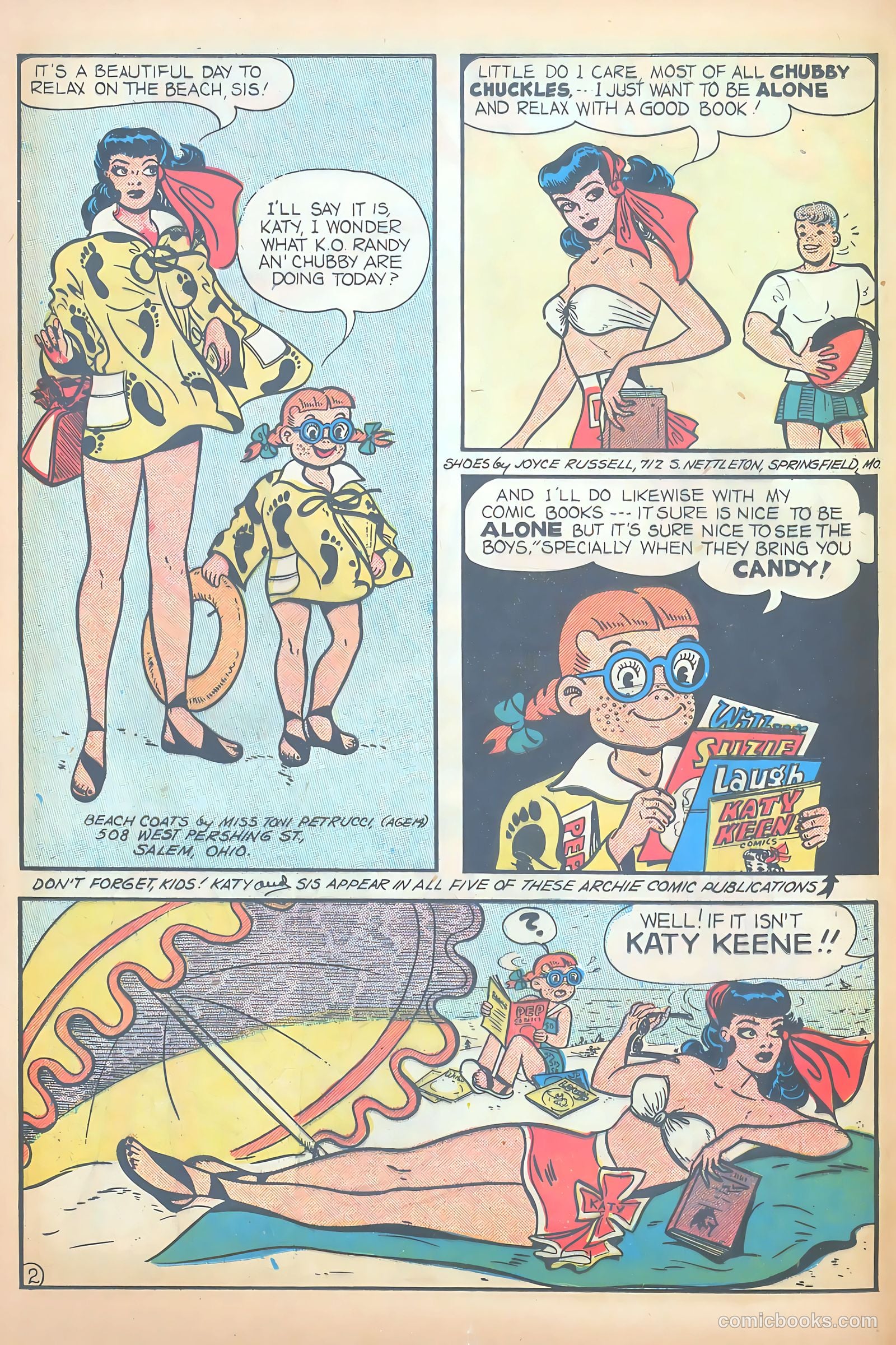 Katy Keene Comics #5 (1952) — page 12 of 36