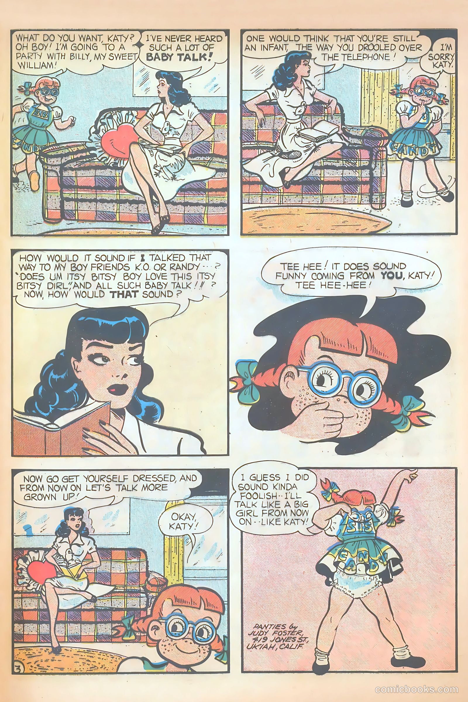 Katy Keene Comics #5 (1952) — page 29 of 36