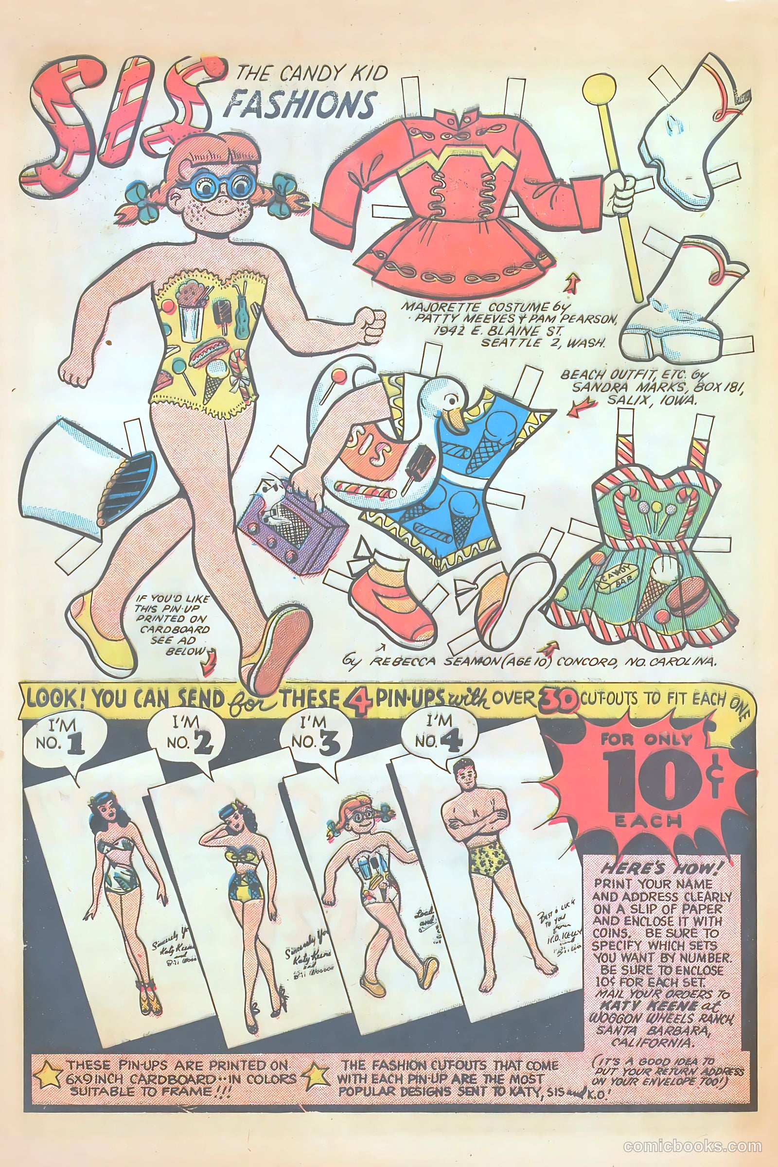 Katy Keene Comics #5 (1952) — page 32 of 36
