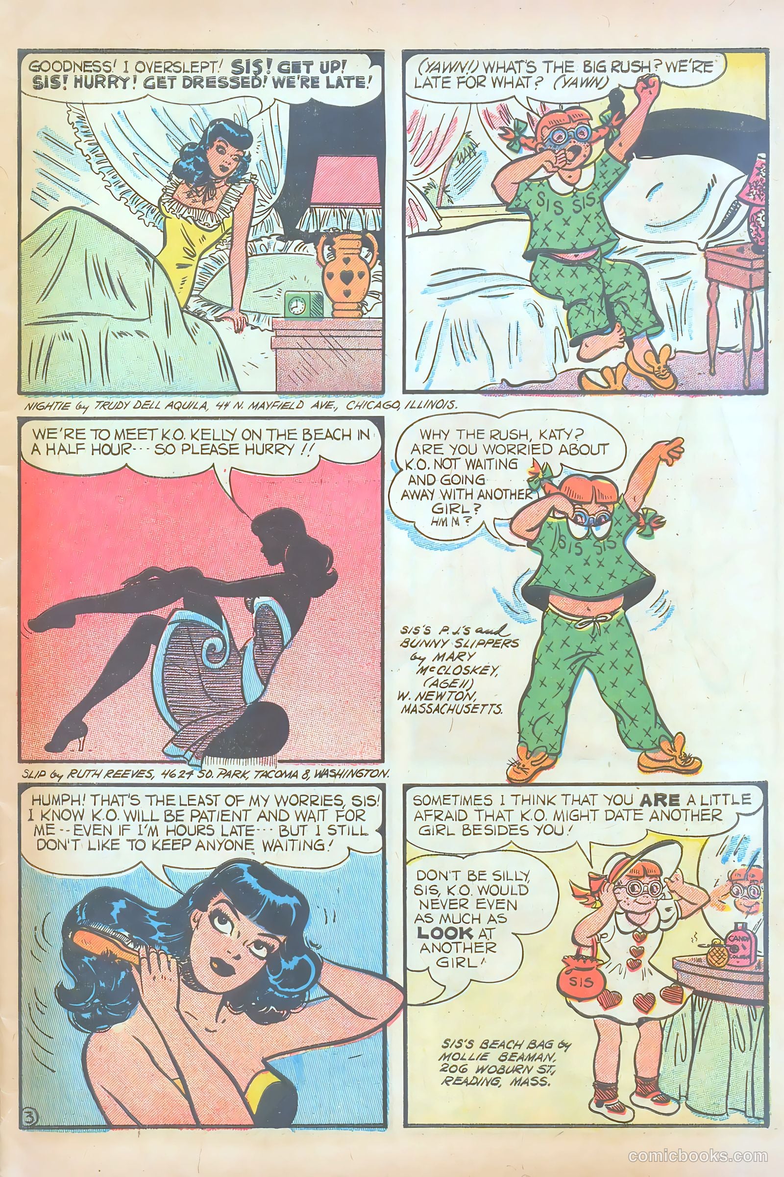 Katy Keene Comics #6 (1952) — page 5 of 36