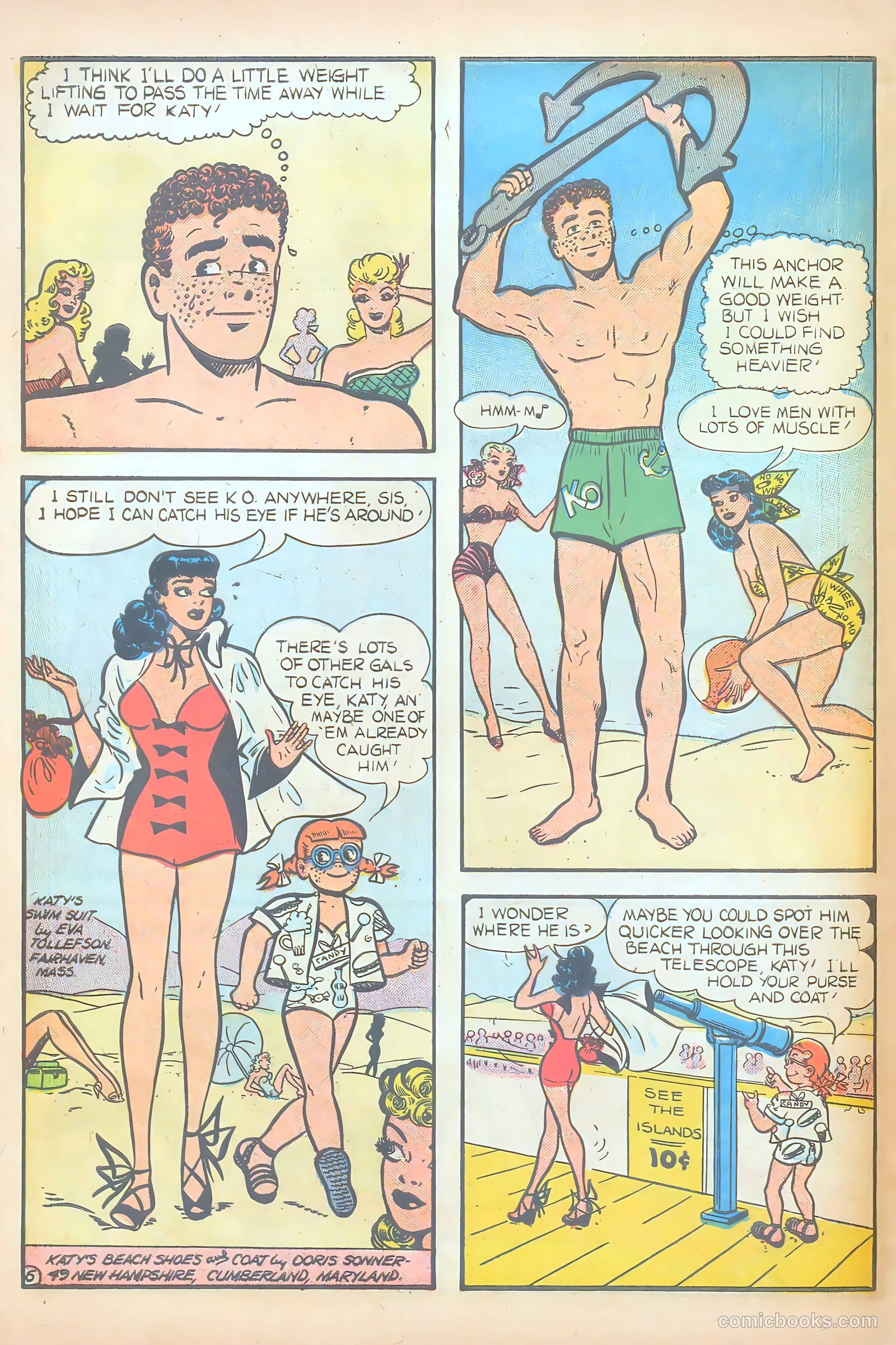 Katy Keene Comics #6 (1952) — page 8 of 36