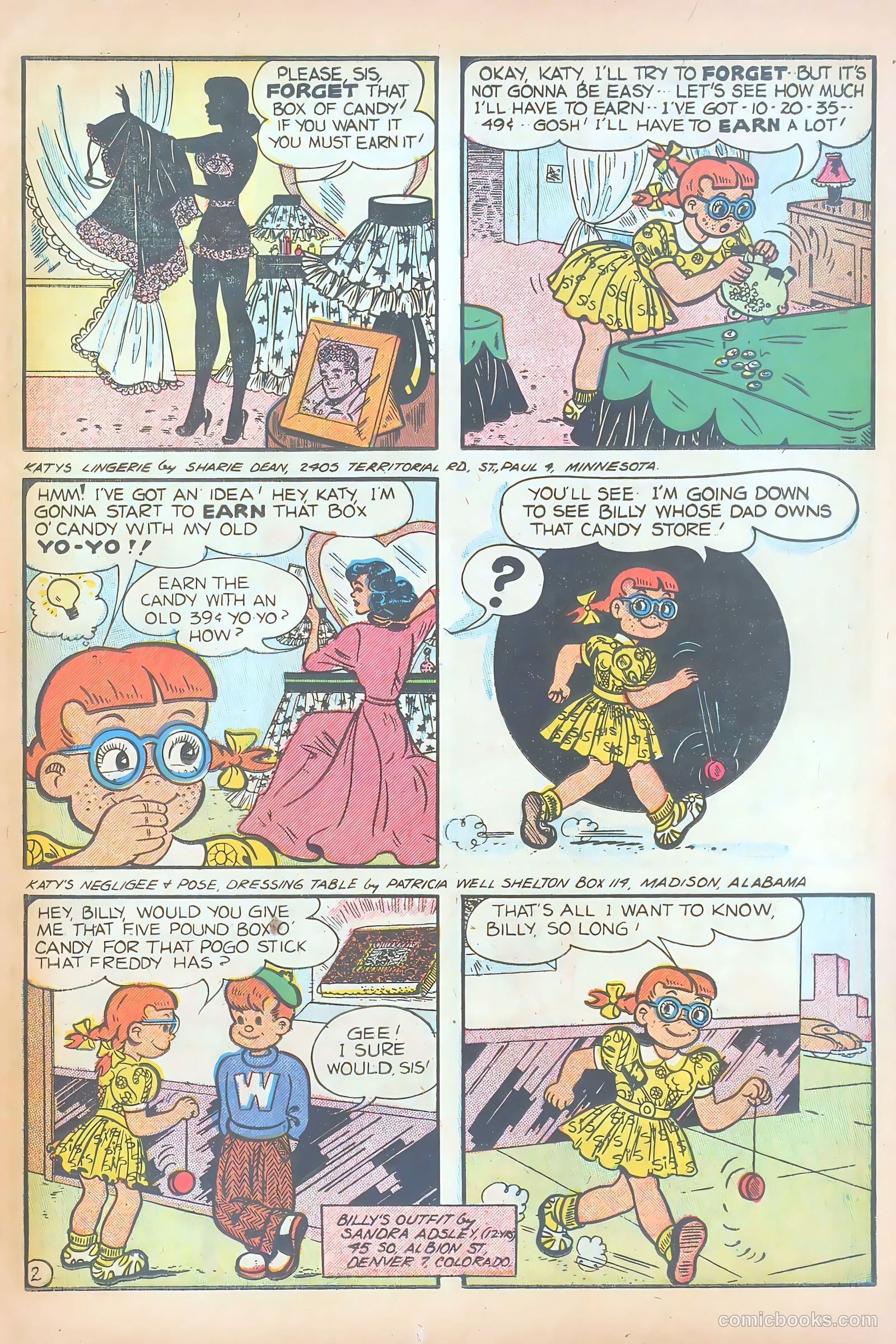 Katy Keene Comics #6 (1952) — page 13 of 36