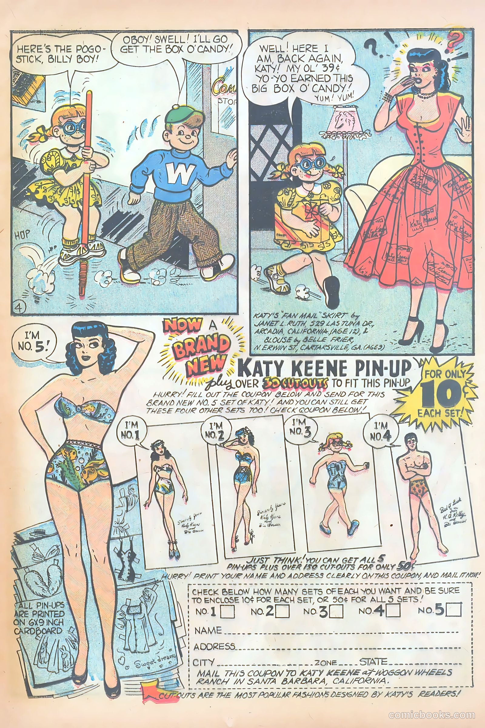 Katy Keene Comics #6 (1952) — page 15 of 36