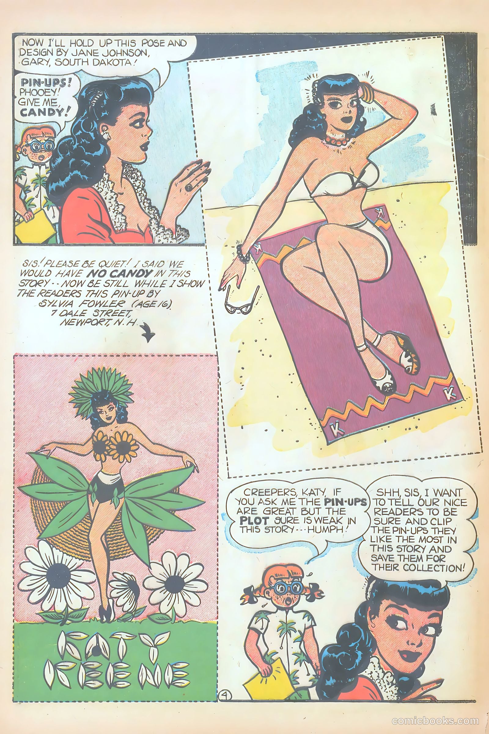 Katy Keene Comics #6 (1952) — page 28 of 36