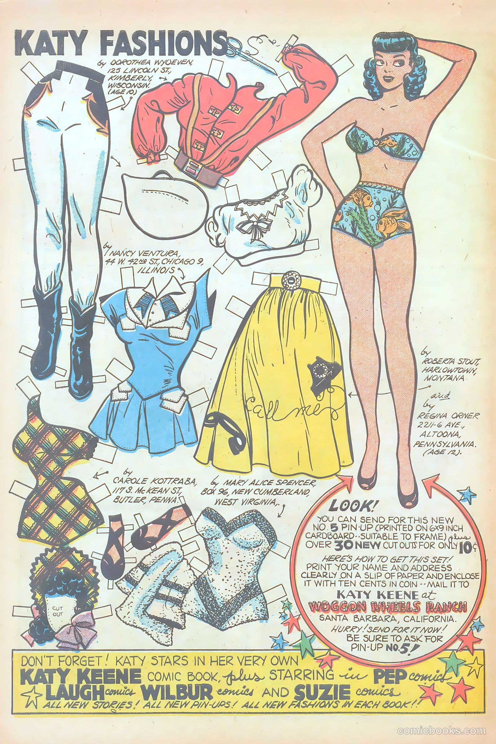 Katy Keene Comics #6 (1952) — page 32 of 36