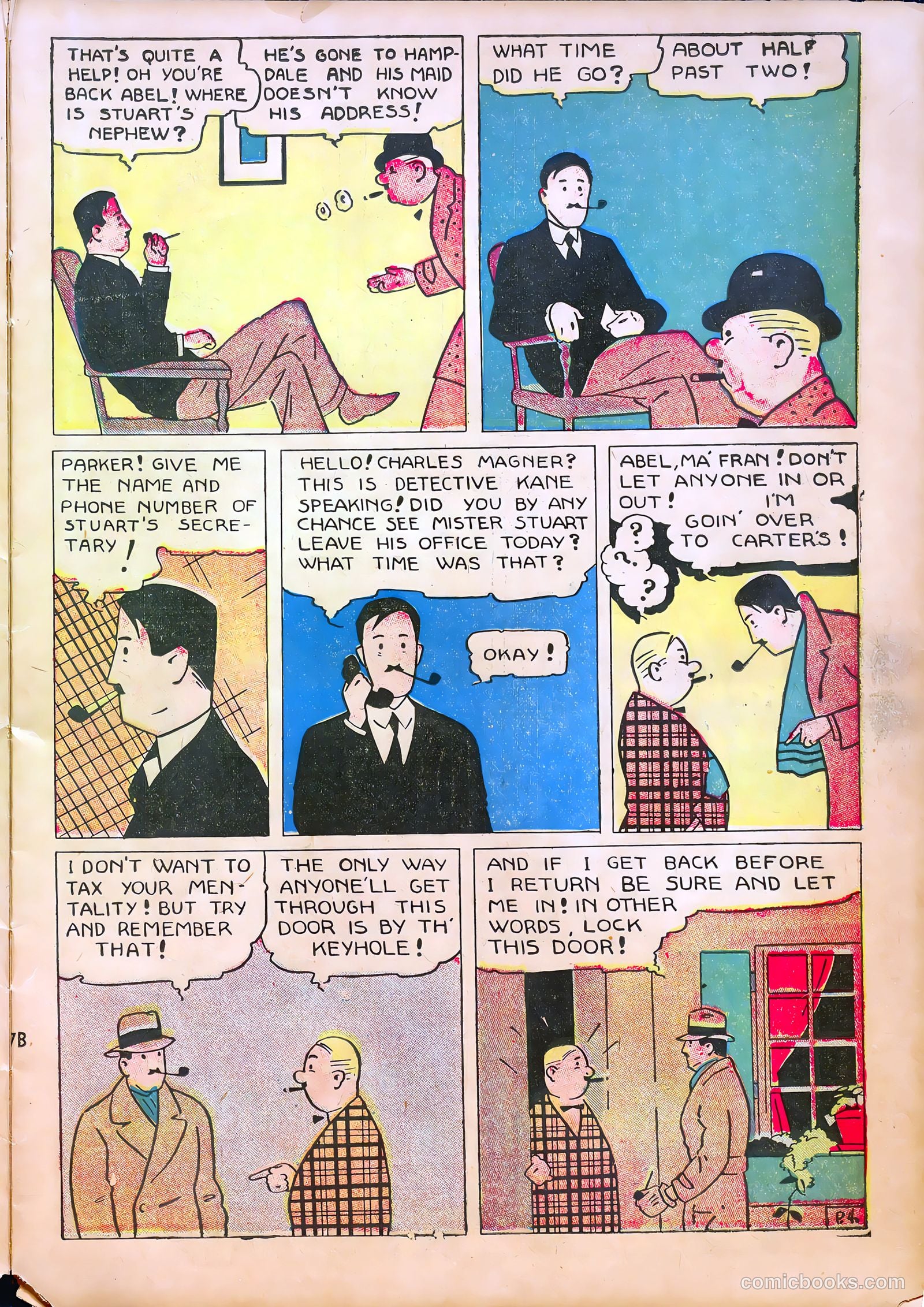 Keen Detective Funnies #10 (1938) — page 19 of 52