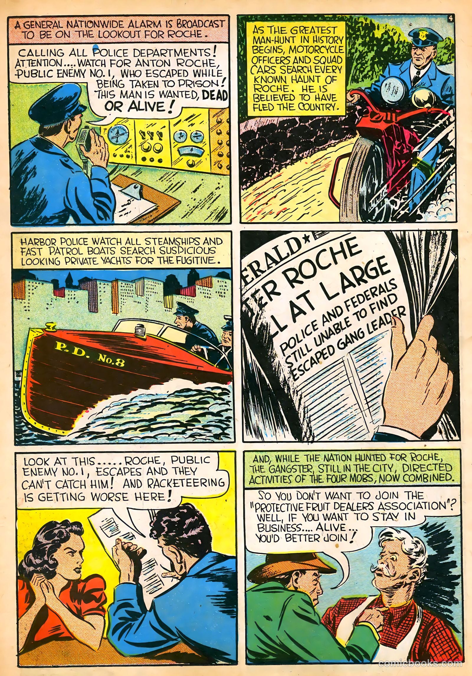 Keen Detective Funnies #12 (1939) — page 6 of 68