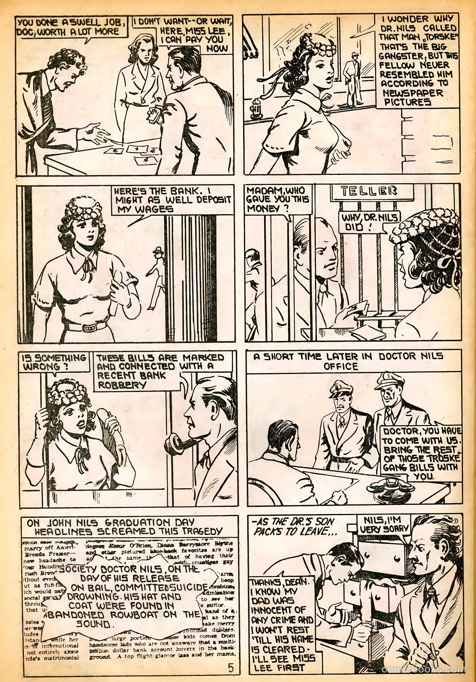 Keen Detective Funnies #12 (1939) — page 40 of 68