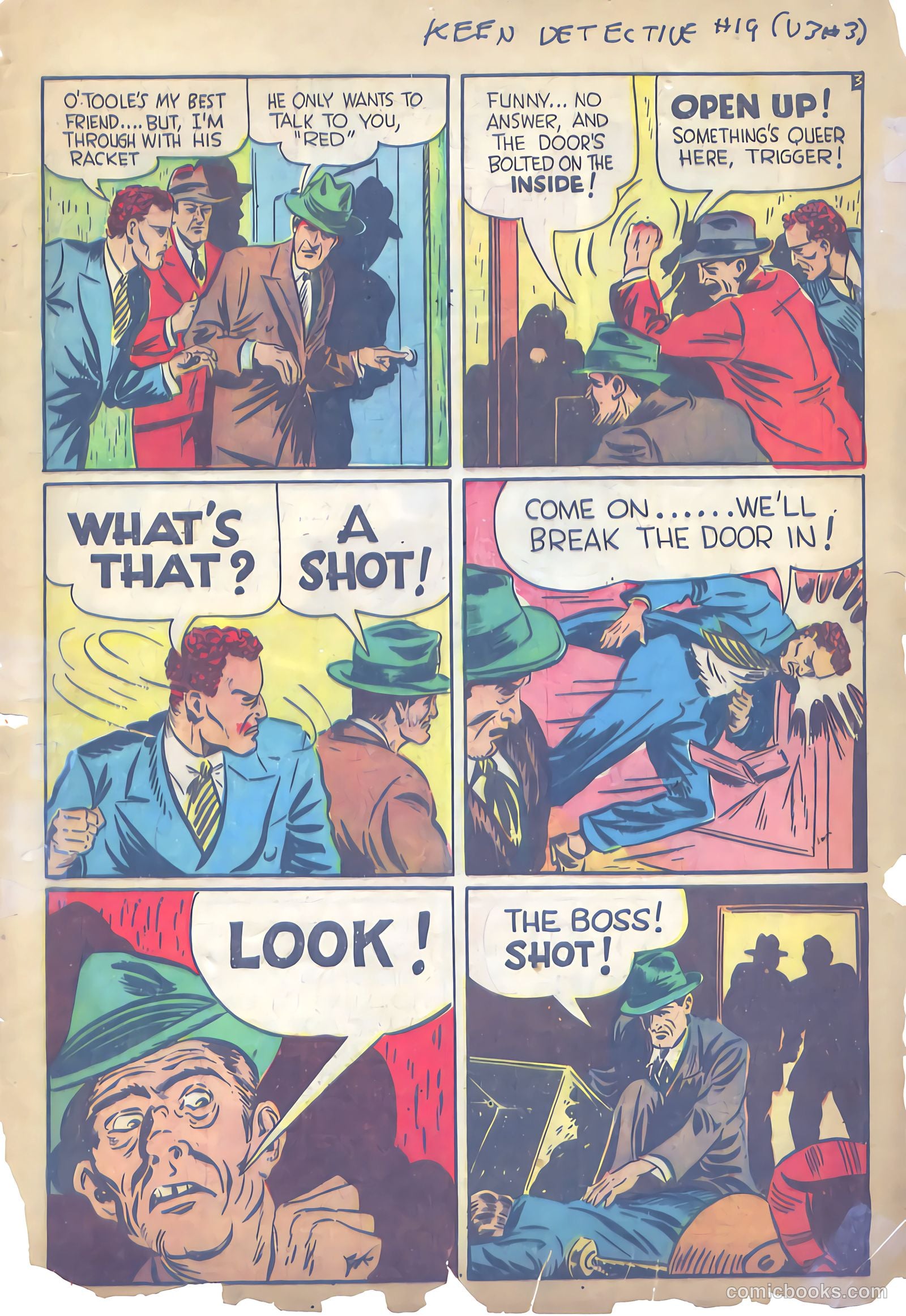 Keen Detective Funnies #19 (1940) — page 2 of 61