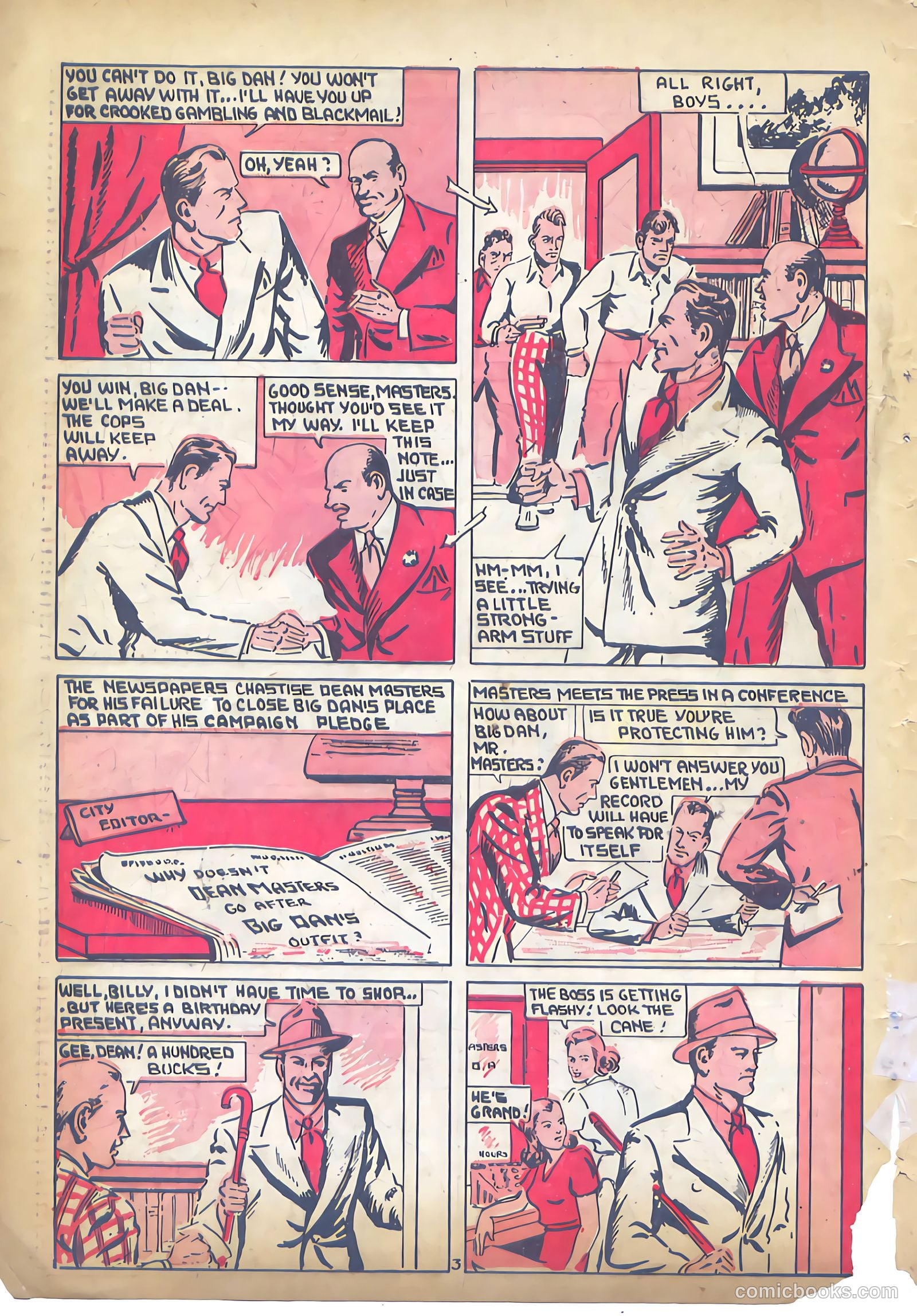 Keen Detective Funnies #19 (1940) — page 19 of 61